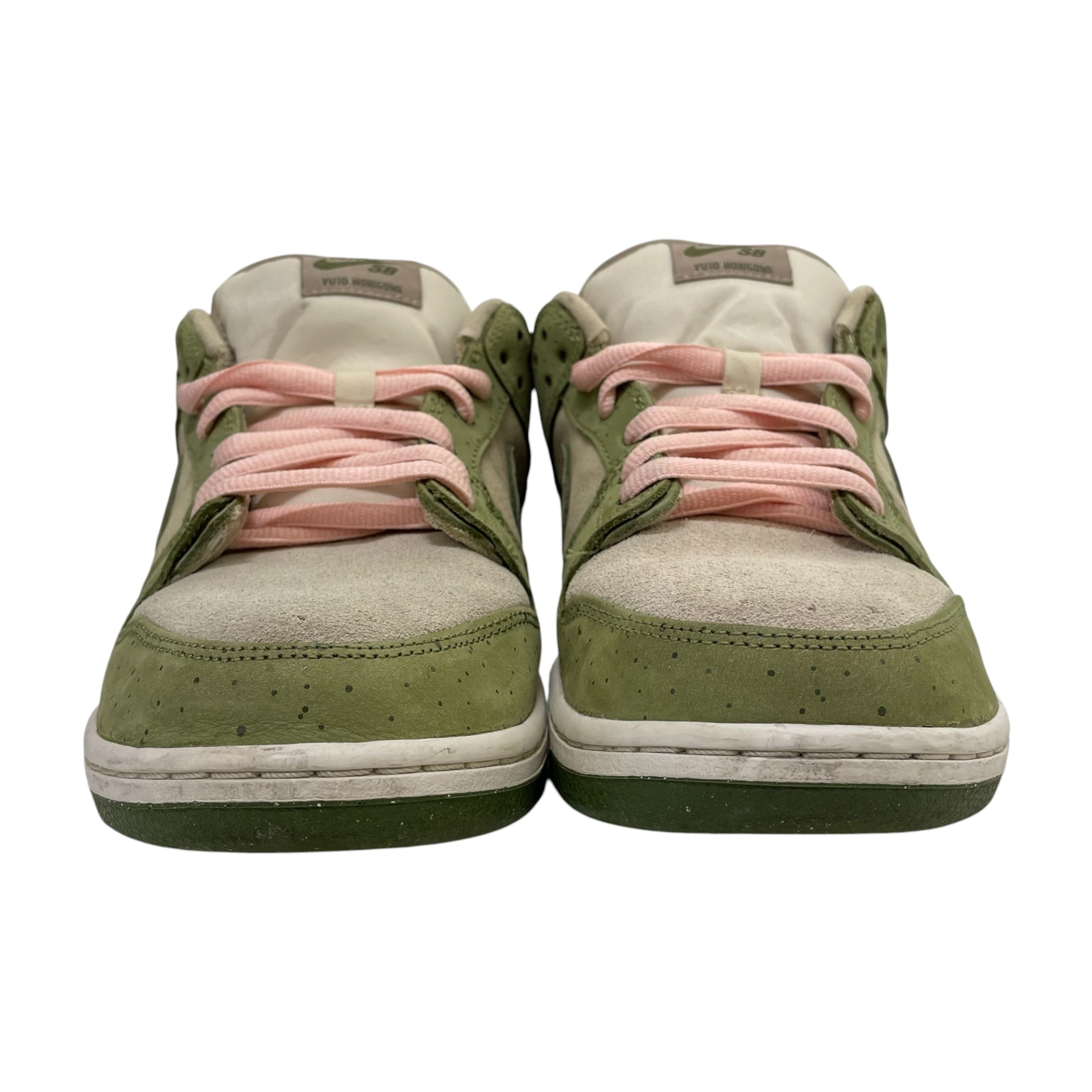 NIKE SB/Low-Sneakers/US 10.5/Suede/GRN/NIKE X YUTO HORIGOME DUNK view 3