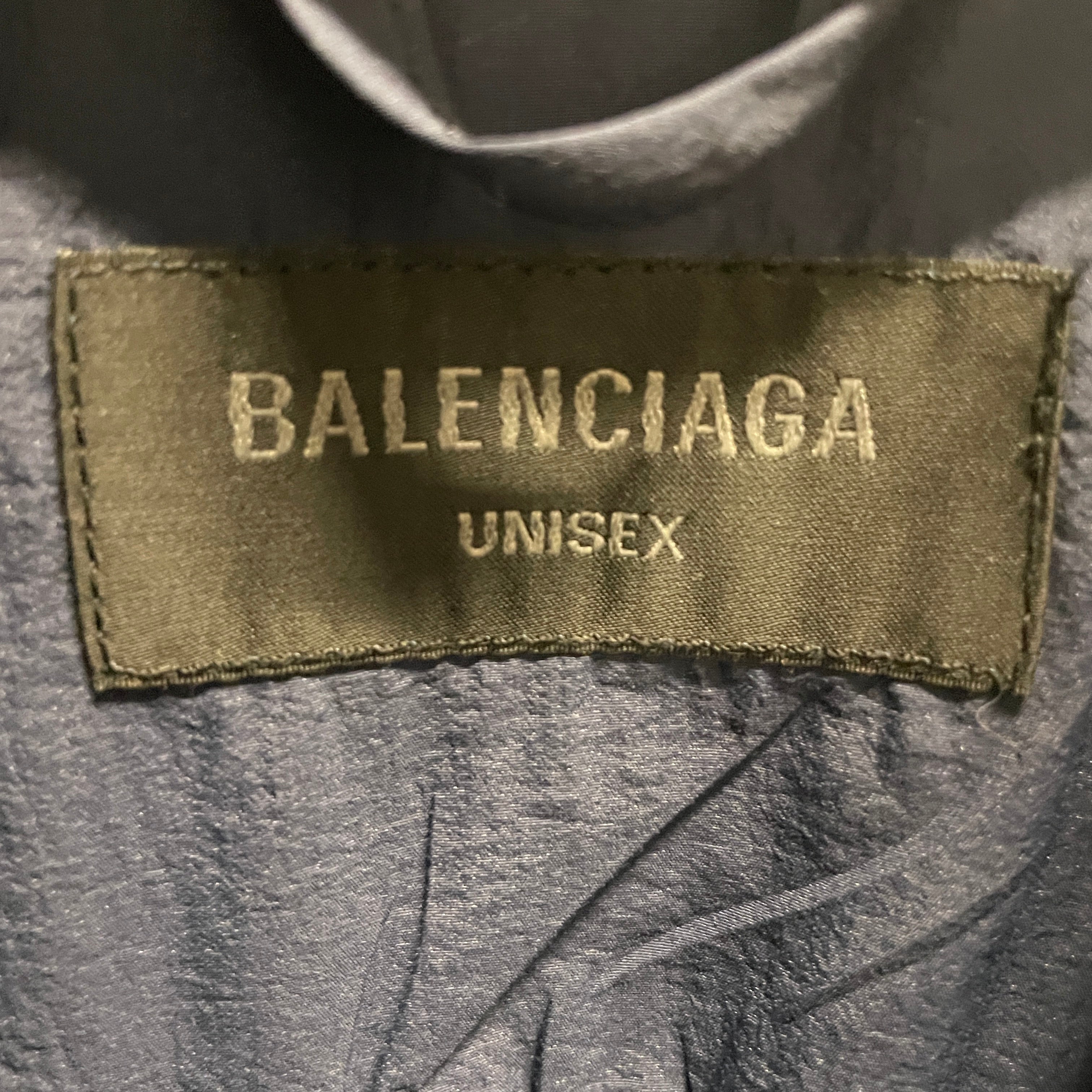 BALENCIAGA/Windbreaker/L/Nylon/NVY/TRACK JACKET view 4