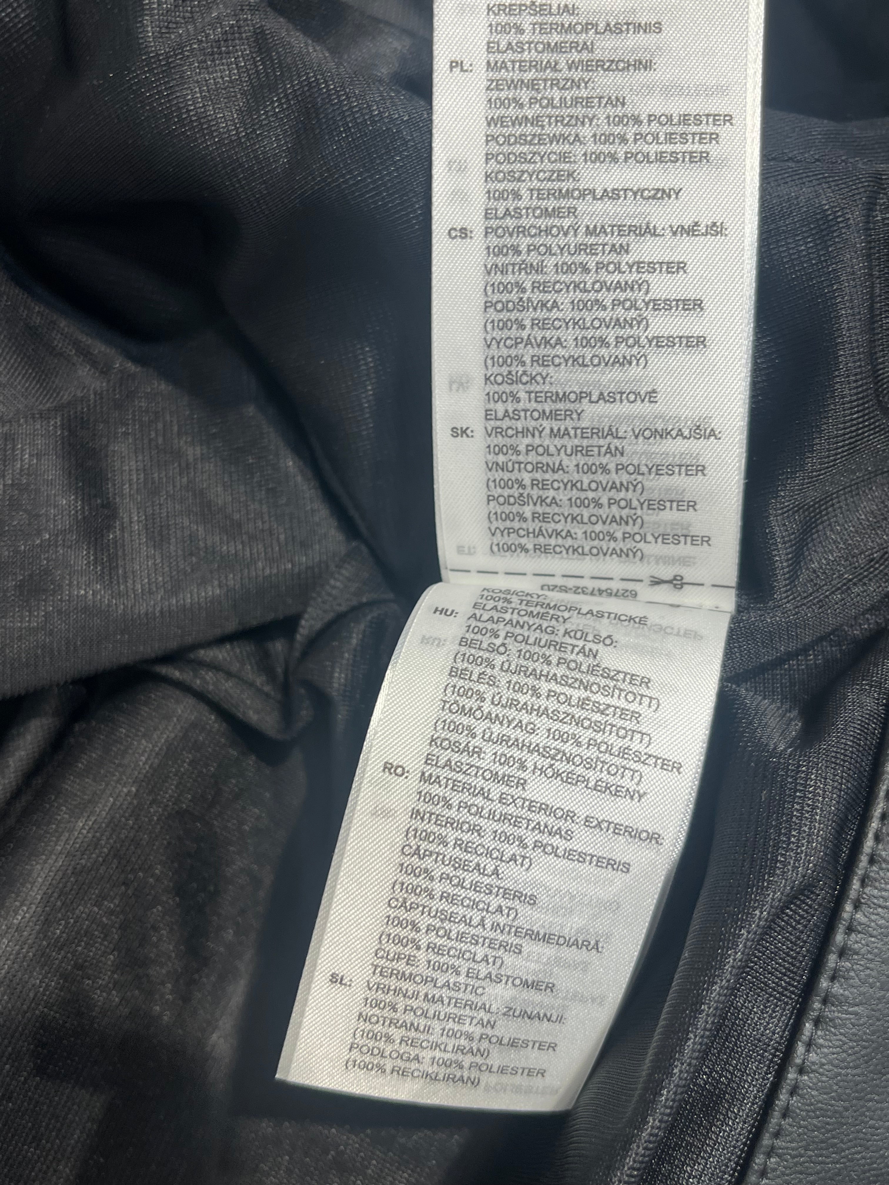 adidas/Track Jkt/S/Faux Leather/BLK/WOMEN BIKER TRACK JKT view 11