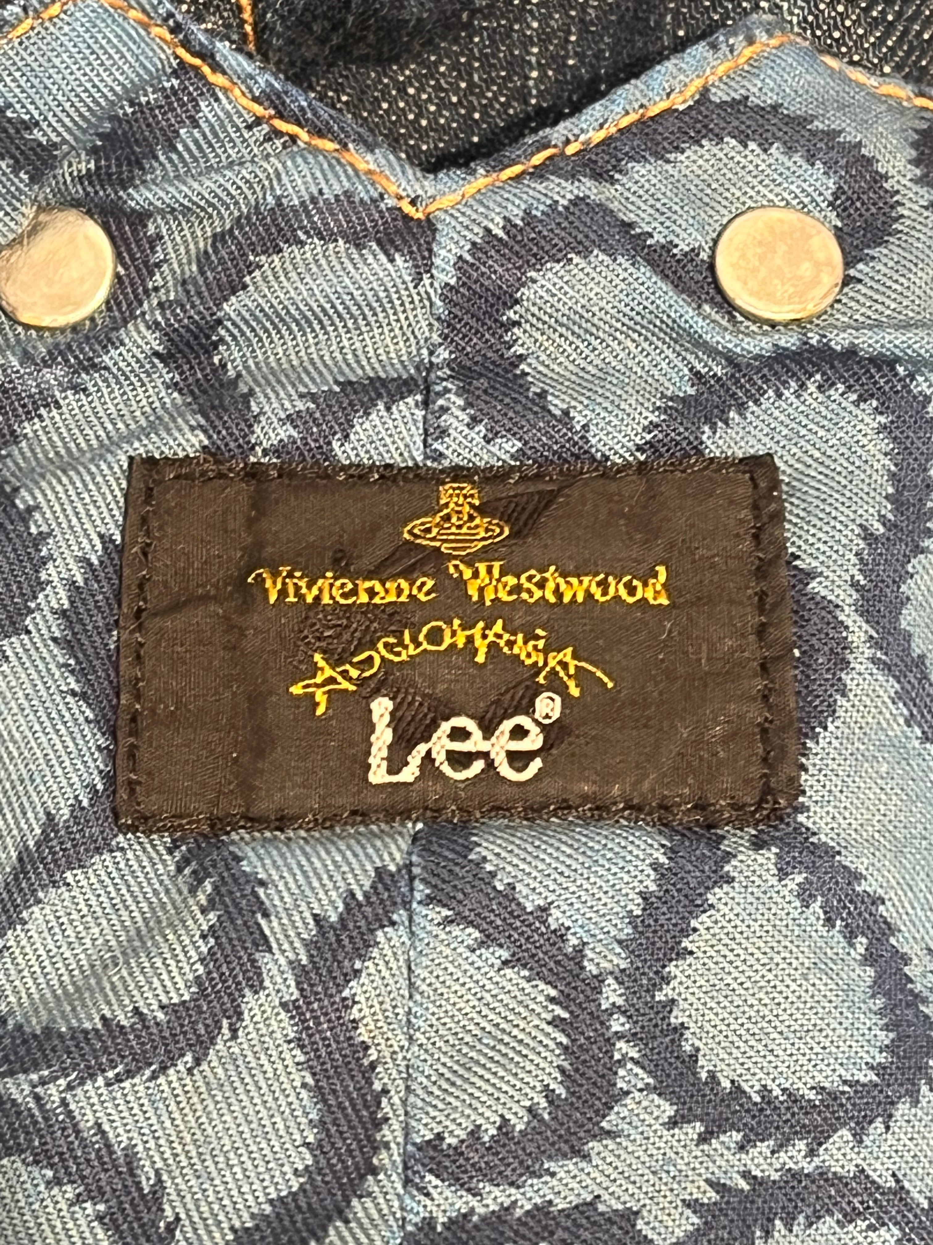 Vivienne Westwood/Levis CALIFORNIA/Pants/32/Cotton/NVY/HIGH RISE BUTOON WAIST view 4