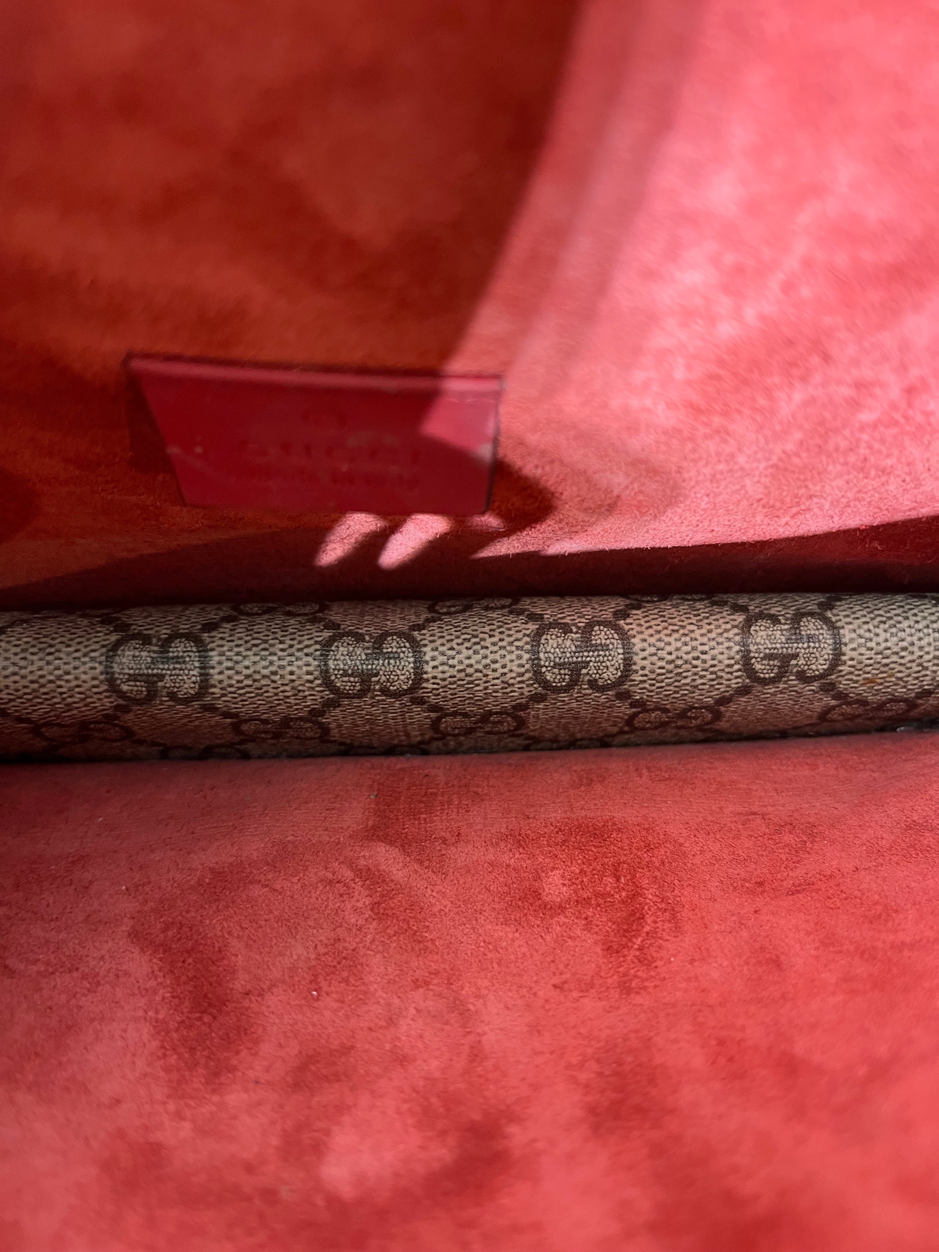 GUCCI/Cross Body Bag/Monogram/Leather/RED/Gucci GG Supreme Dionysus Bag view 6