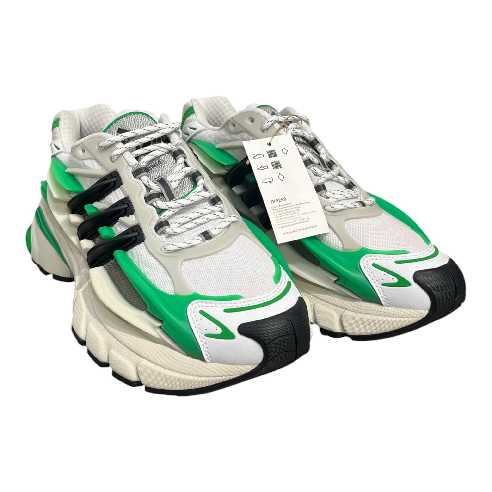 adidas/Hi-Sneakers/US 8.5/MLT/JELLYFISH GRN BLK 3 STRIPES view 3