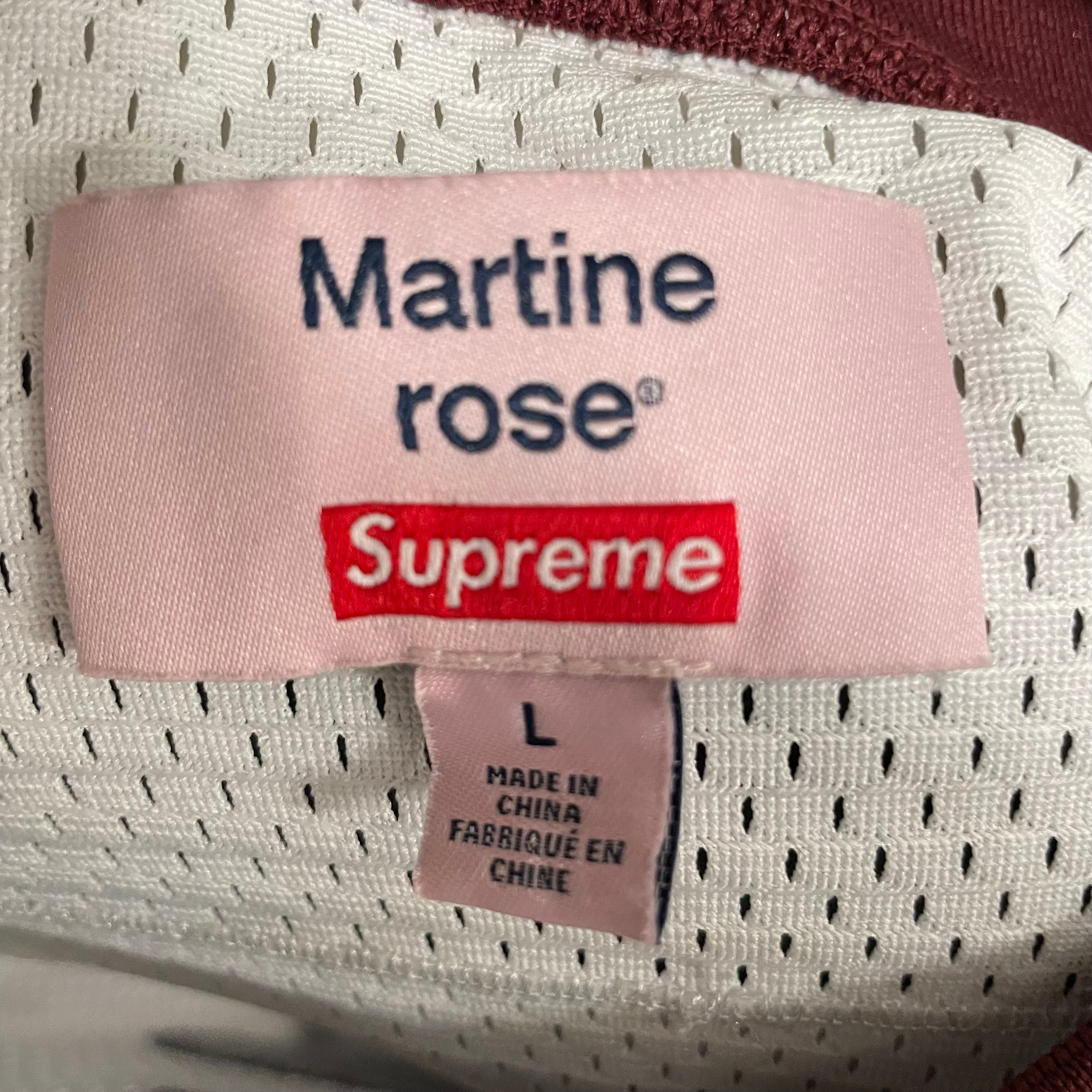 MARTINE ROSE/Supreme/T-Shirt/L/Polyester/WHT/FOOTBALL JERSEY #8 view 3