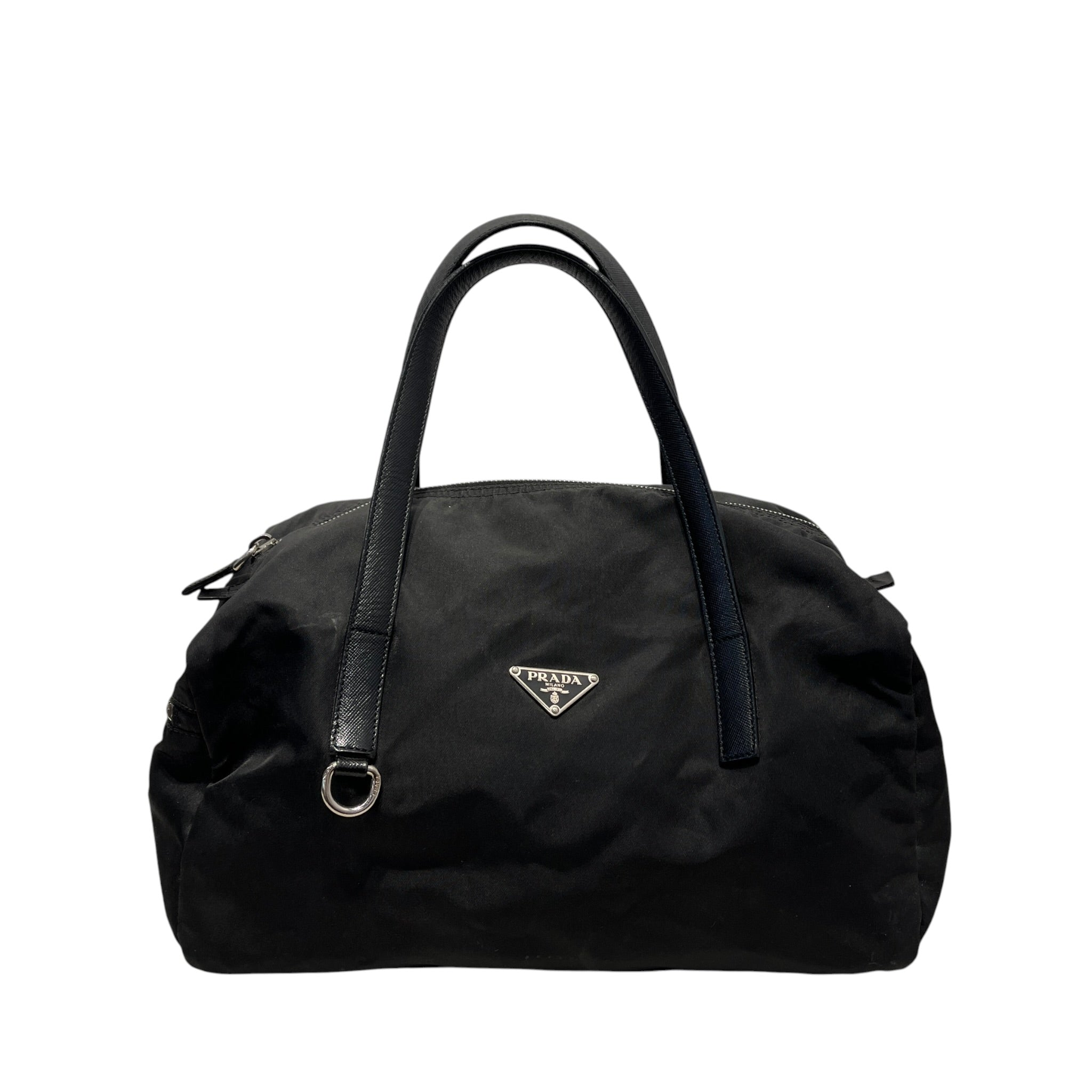 PRADA/Boston Bag/Nylon/BLK/TESSUTO BOSTON MINI view 1