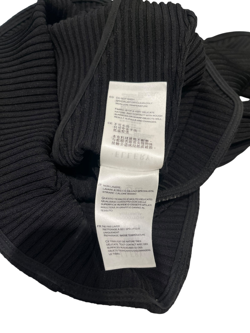 ELLERY/LS Blouse/S/Polyester/BLK/