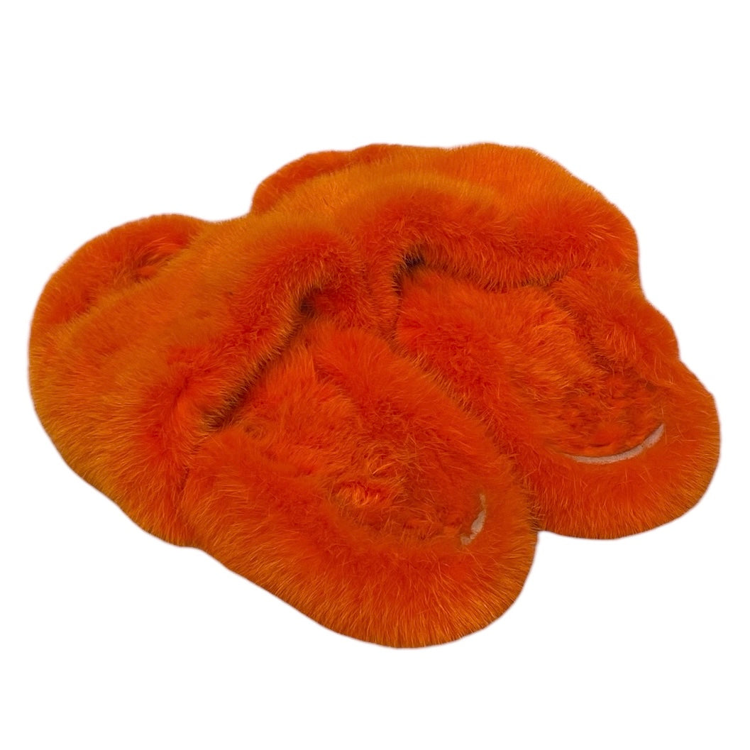 ZIZI DONOHOE/Sandals/Fur/ORN/REAL MINK SLIDES view 2