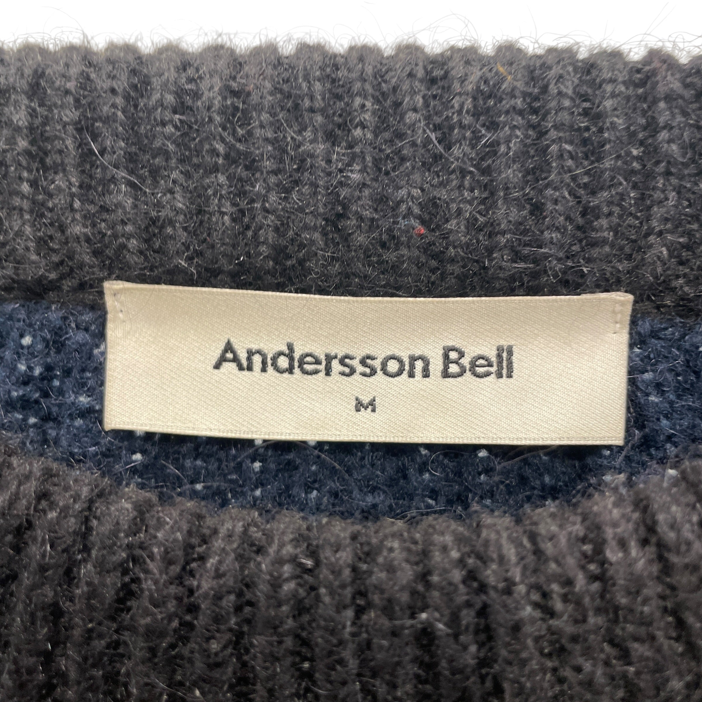 Andersson Bell/Sweater/M/NVY/Pullover/PATCHWORK BLACK view 3