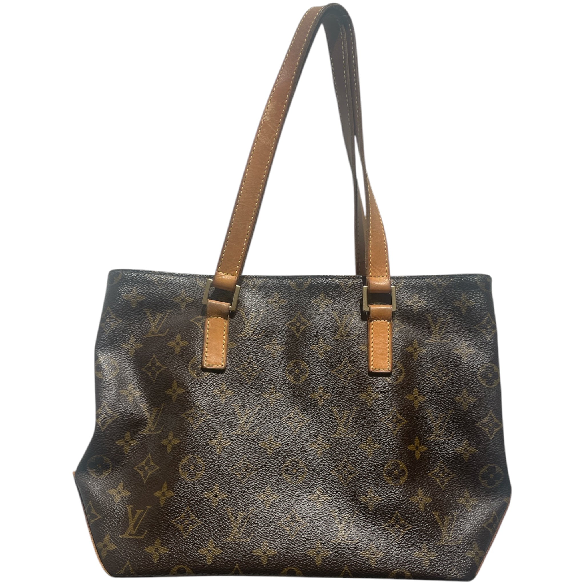 LOUIS VUITTON/Tote Bag/Monogram/Leather/BRW/Cabas piano view 1