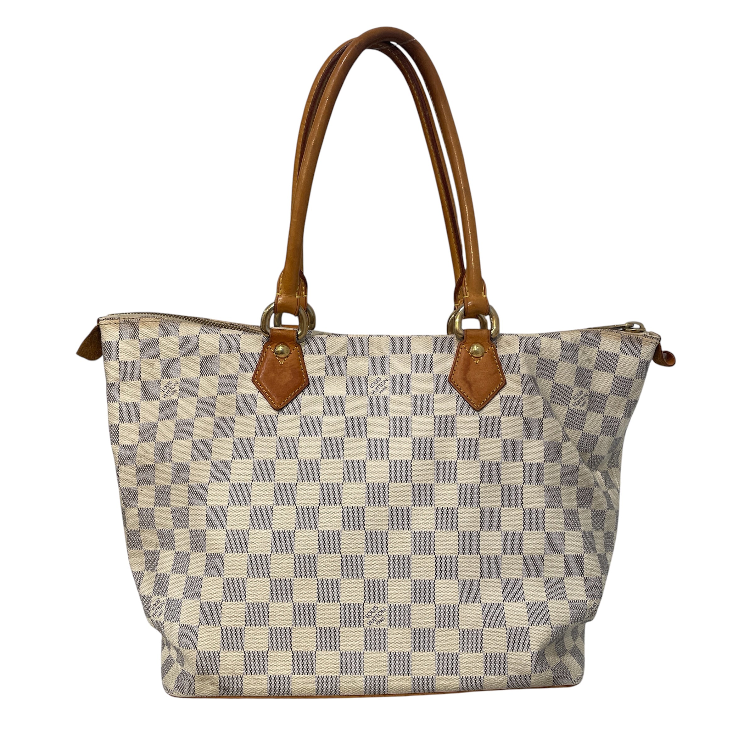 LOUIS VUITTON/Bag/Monogram/Leather/WHT/Damier Azur view 1