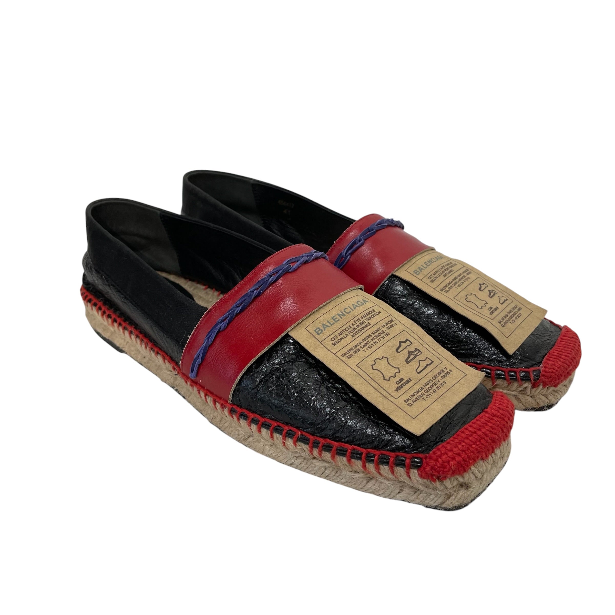 BALENCIAGA/Espadrilles/EU 41/Leather/BLK/ view 1