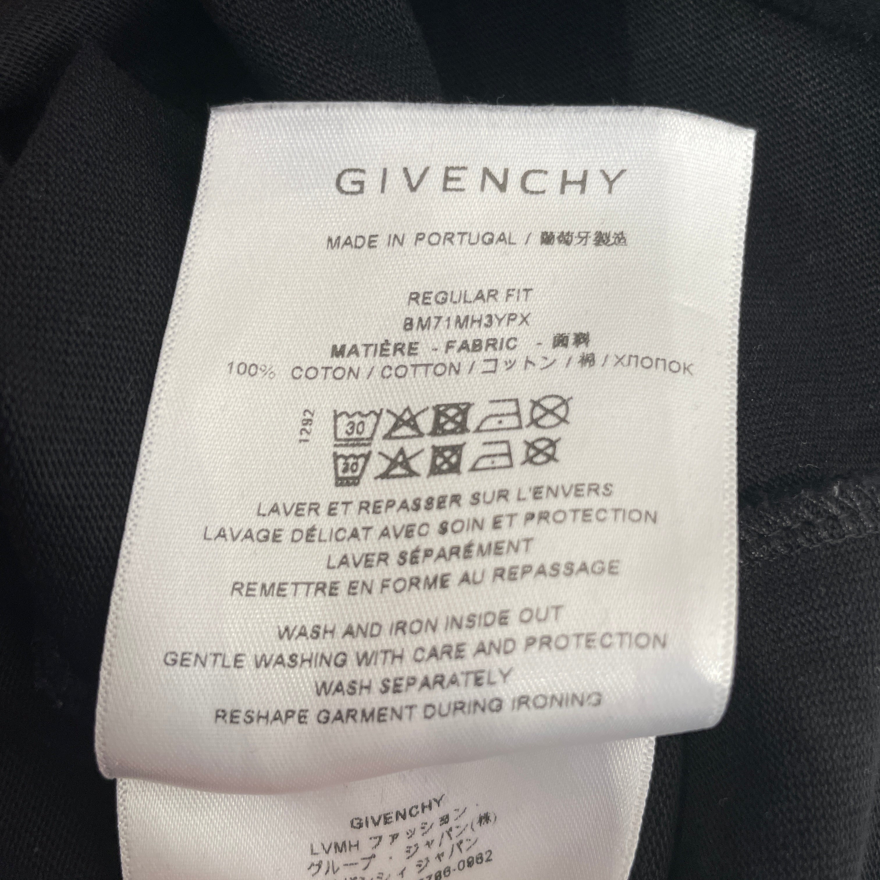 GIVENCHY/Sweatshirt/M/Graphic/Cotton/BLK/SNAKE PRINT view 3