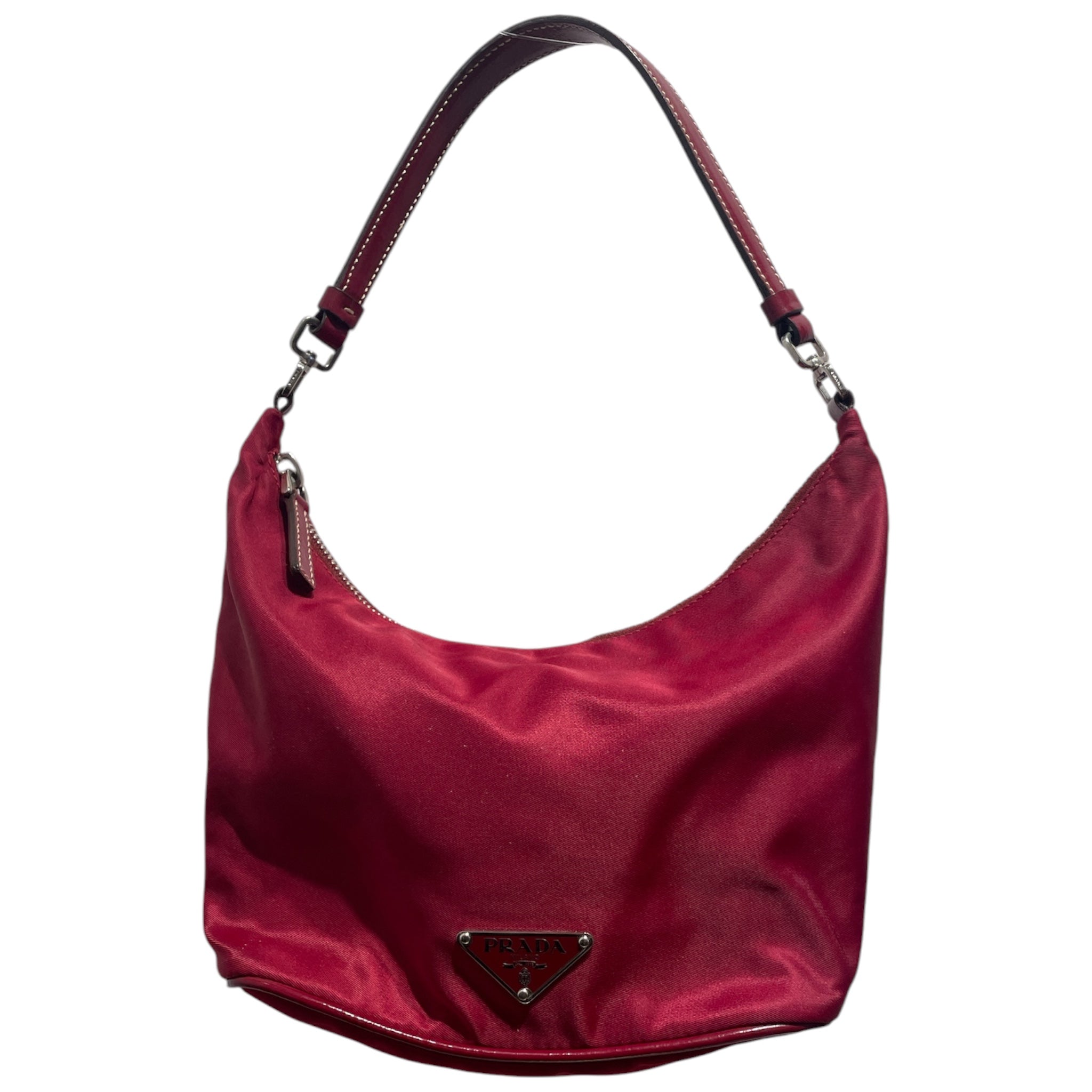 PRADA/Hand Bag/Nylon/RED/TESSUTO/BAG/Y2K view 1