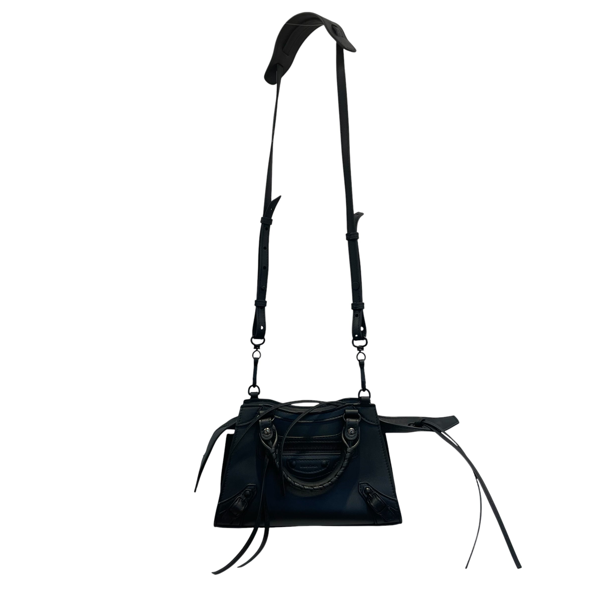 BALENCIAGA/Bag/Leather/BLK/Leather neo classic view 5
