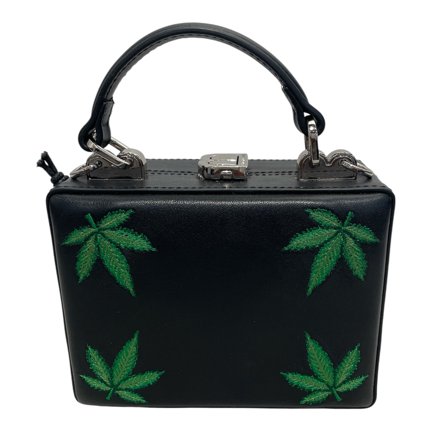 BRANDON BLACKWOOD/Cross Body Bag/Leather/BLK/420 mini trunk view 2
