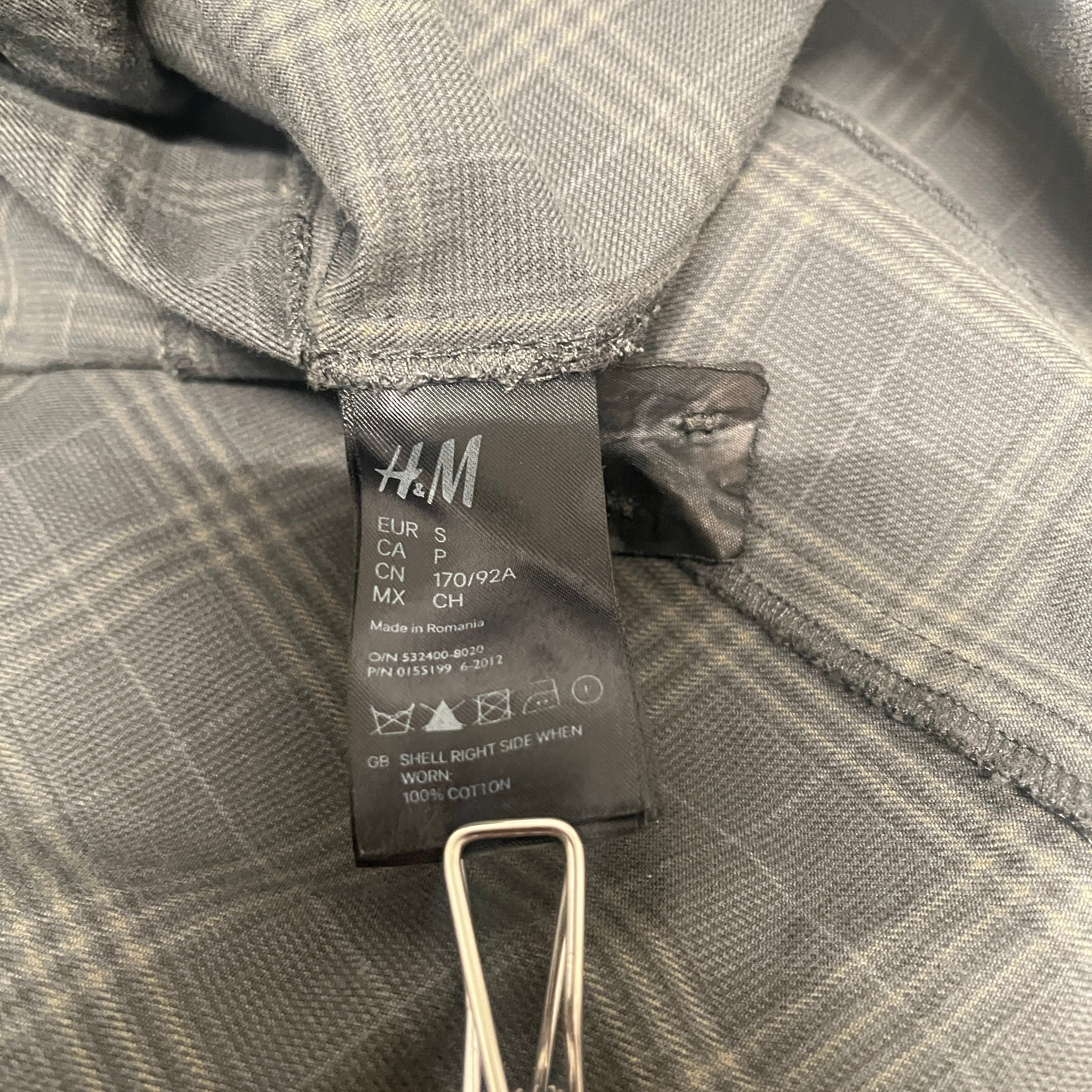 Maison Margiela/H&M/Trench Coat/S/Cotton/BRW/Single Breasted/Plaid/FUSION TRENCH COAT view 3