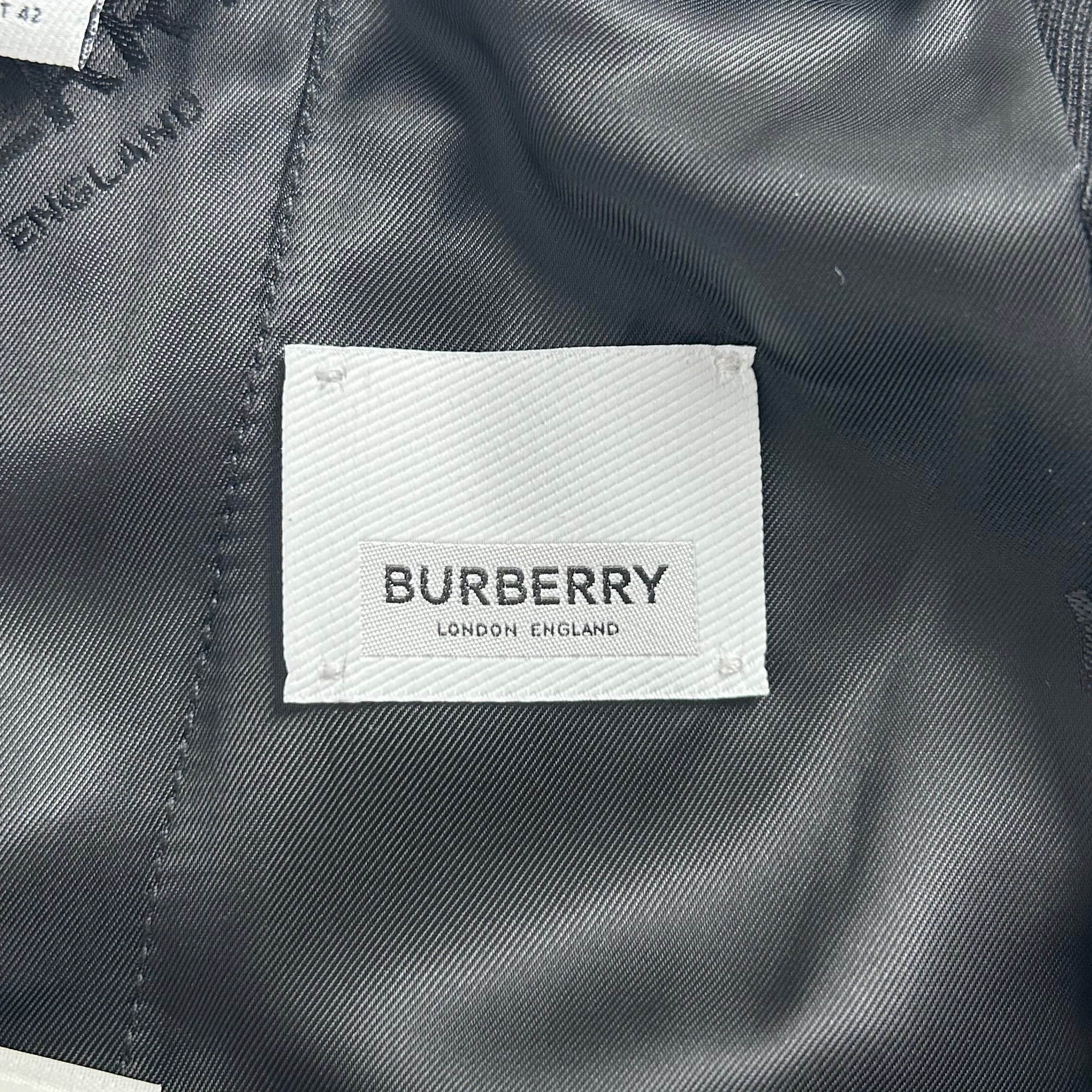 BURBERRY LONDON/Slacks/8/Cotton/BLK/SLIT IN FRONT OF LEGS view 3