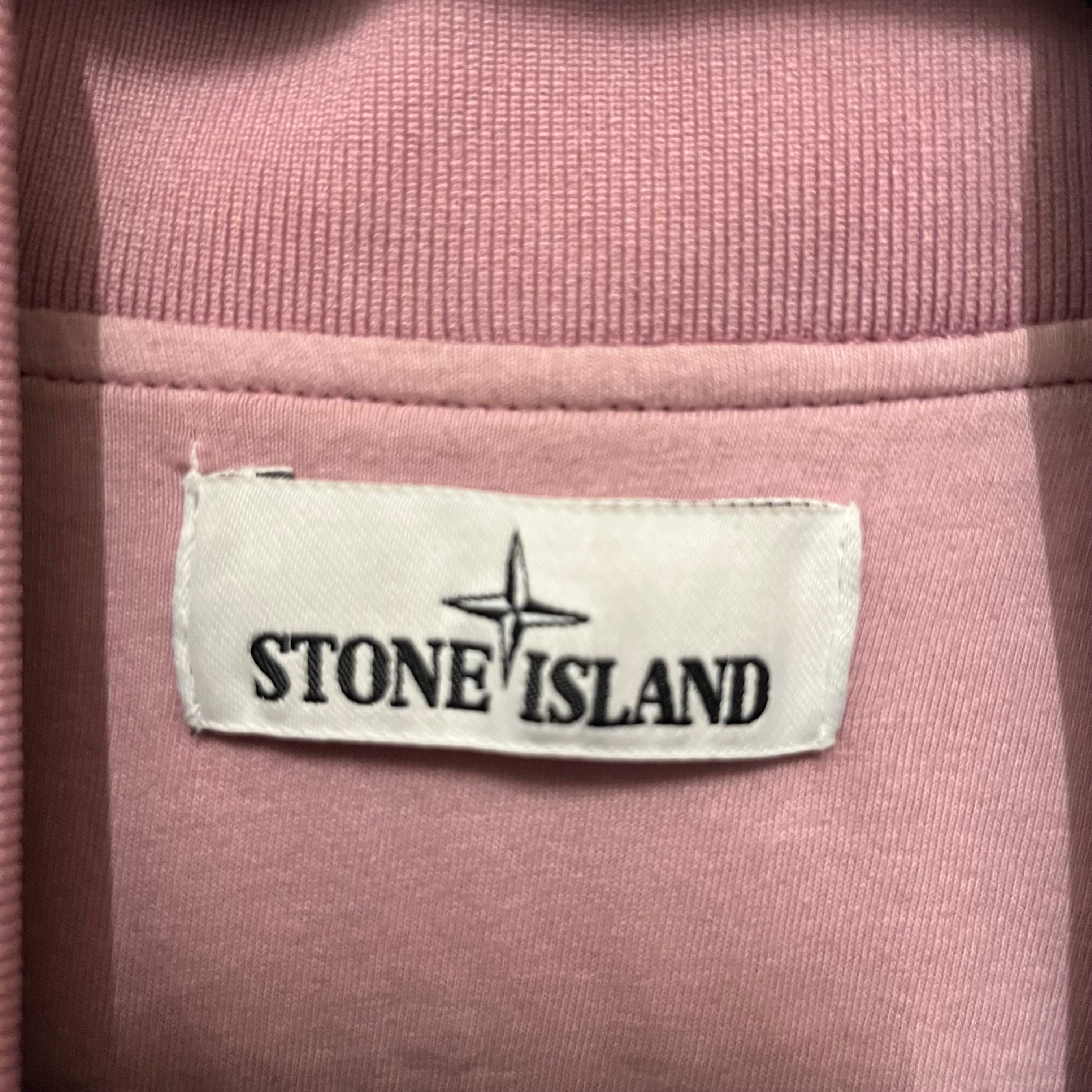 STONE ISLAND/Quilted Jkt/S/Nylon/PNK/crinkle bomber view 5
