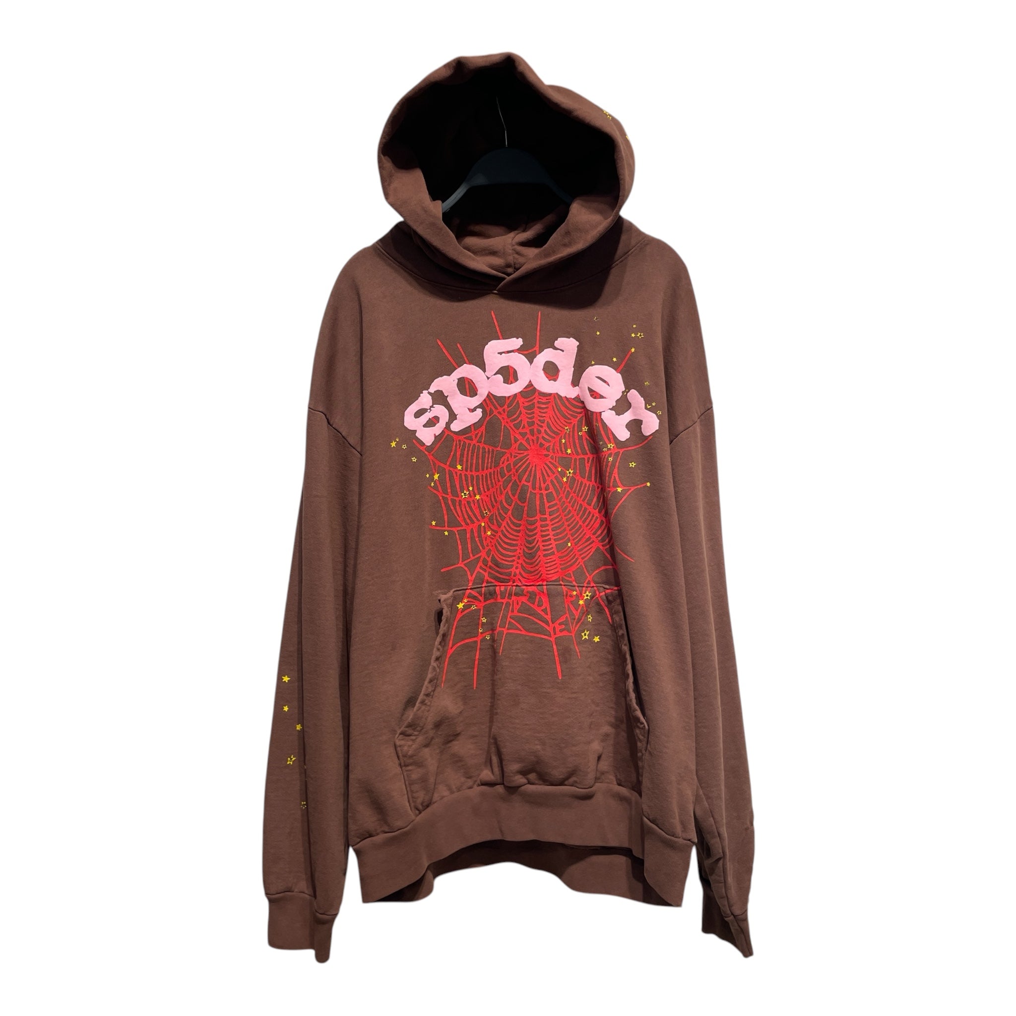 Sp5der/Hoodie/XL/Graphic/Cotton/BRW/classic logo view 1