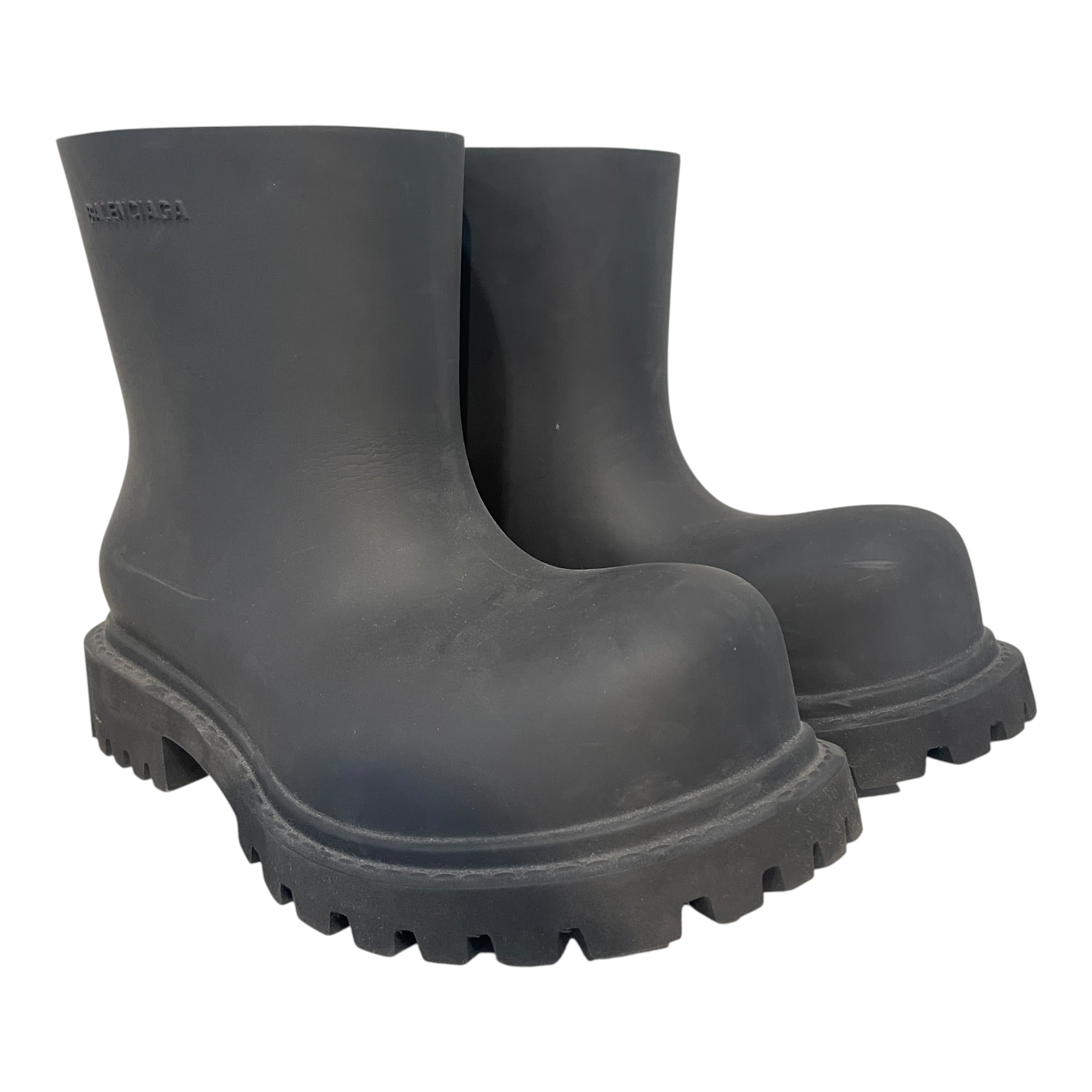 BALENCIAGA/Boots/EU 40/BLK/Steroid Rubber Boots view 1