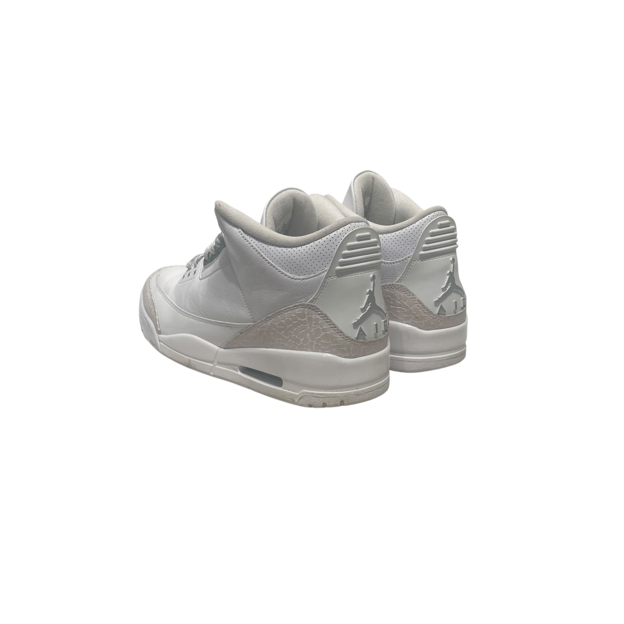 NIKE/Low-Sneakers/US 13/Leather/WHT/JORDAN 3 PURE MONEY view 2