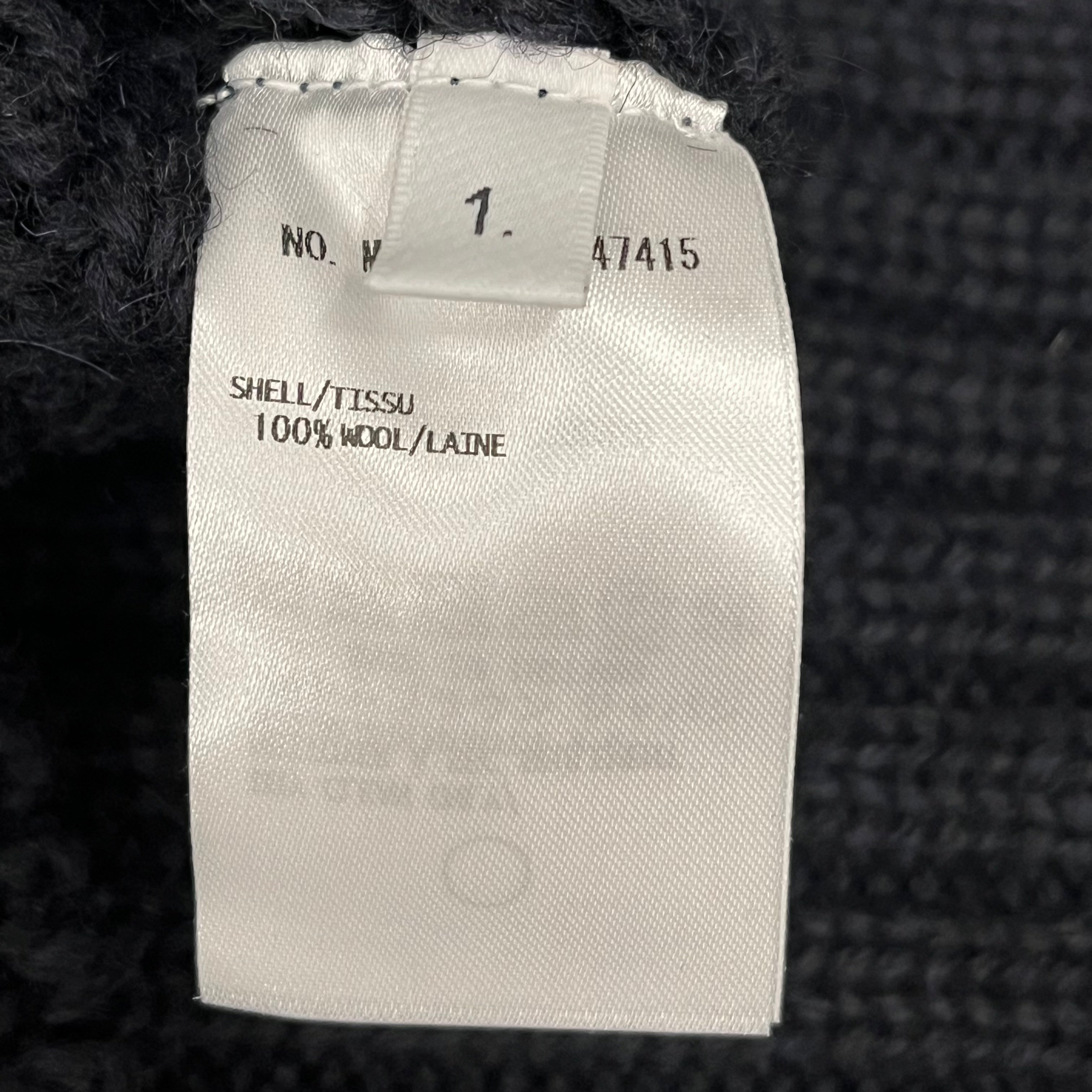 THOM BROWNE. NEW YORK/Heavy Sweater/1/NVY/ view 4