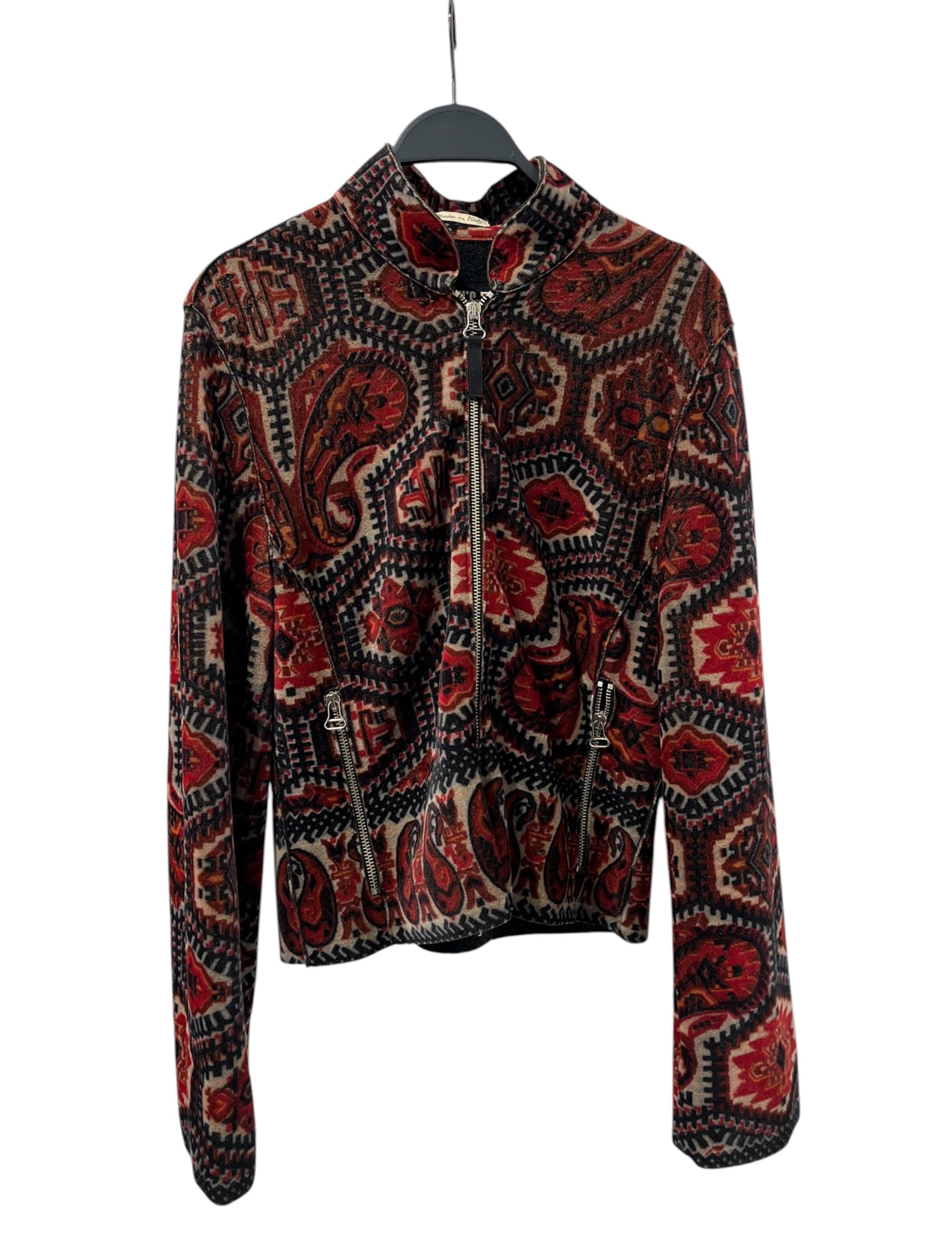 GAULTIER JEAN'S/Jacket/All Over Print/Cotton/BRW/PRINTED JACKET DOUBLE ZIP view 1