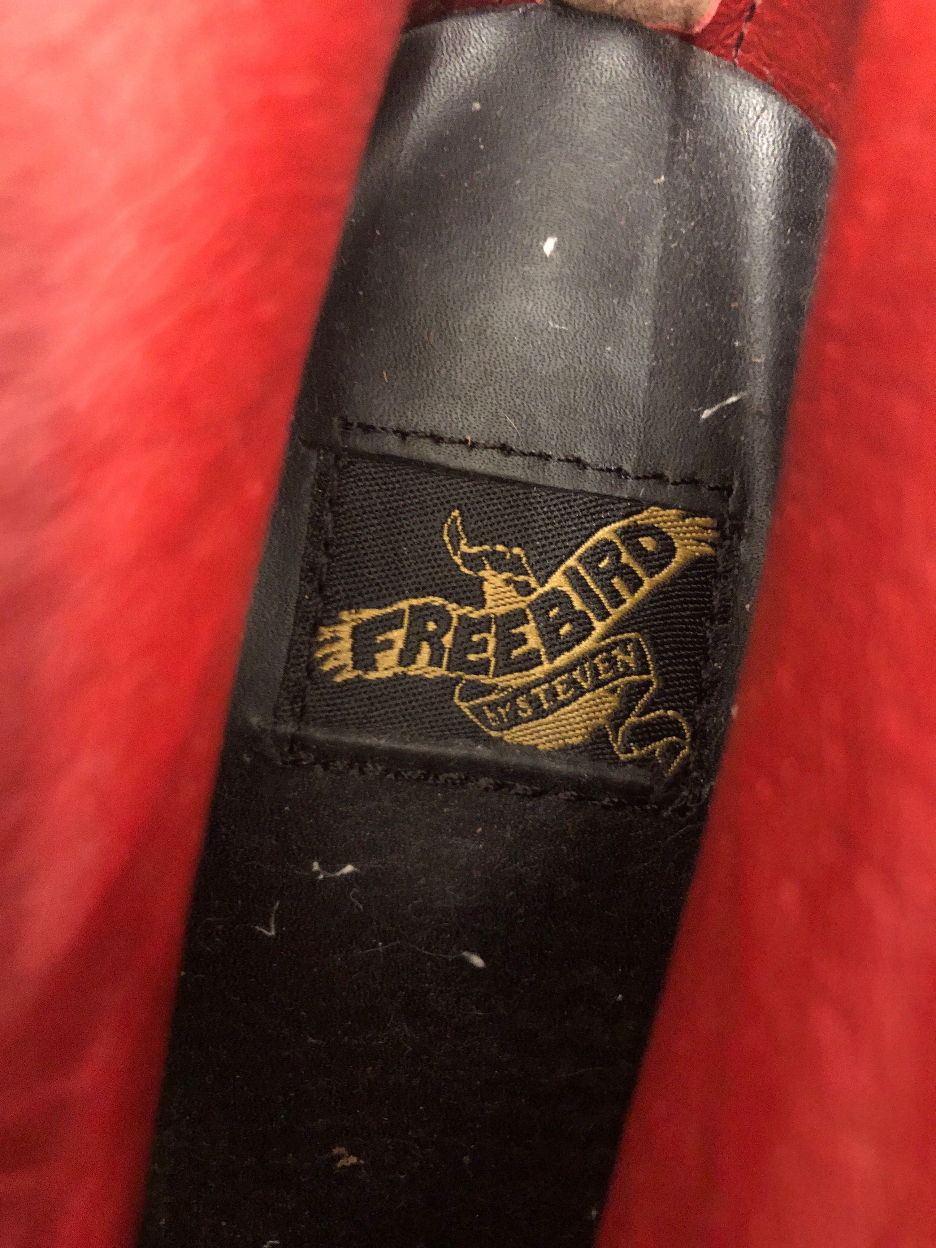 Freebird by Steven/Boots/US 7/Leather/BRW/dark brown w/ red inside view 4