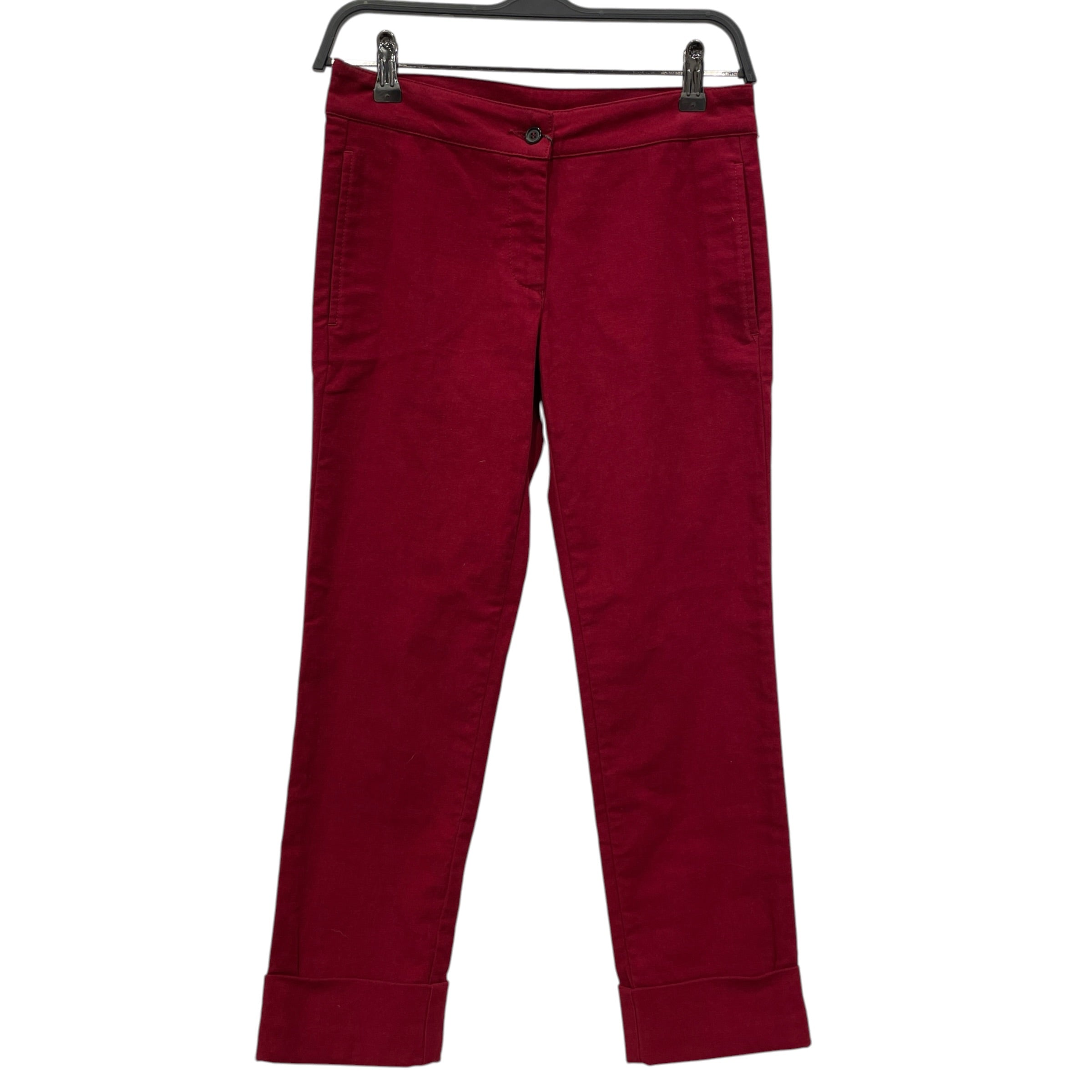 Alexander McQueen/Bottoms/38/Cotton/RED/ view 1