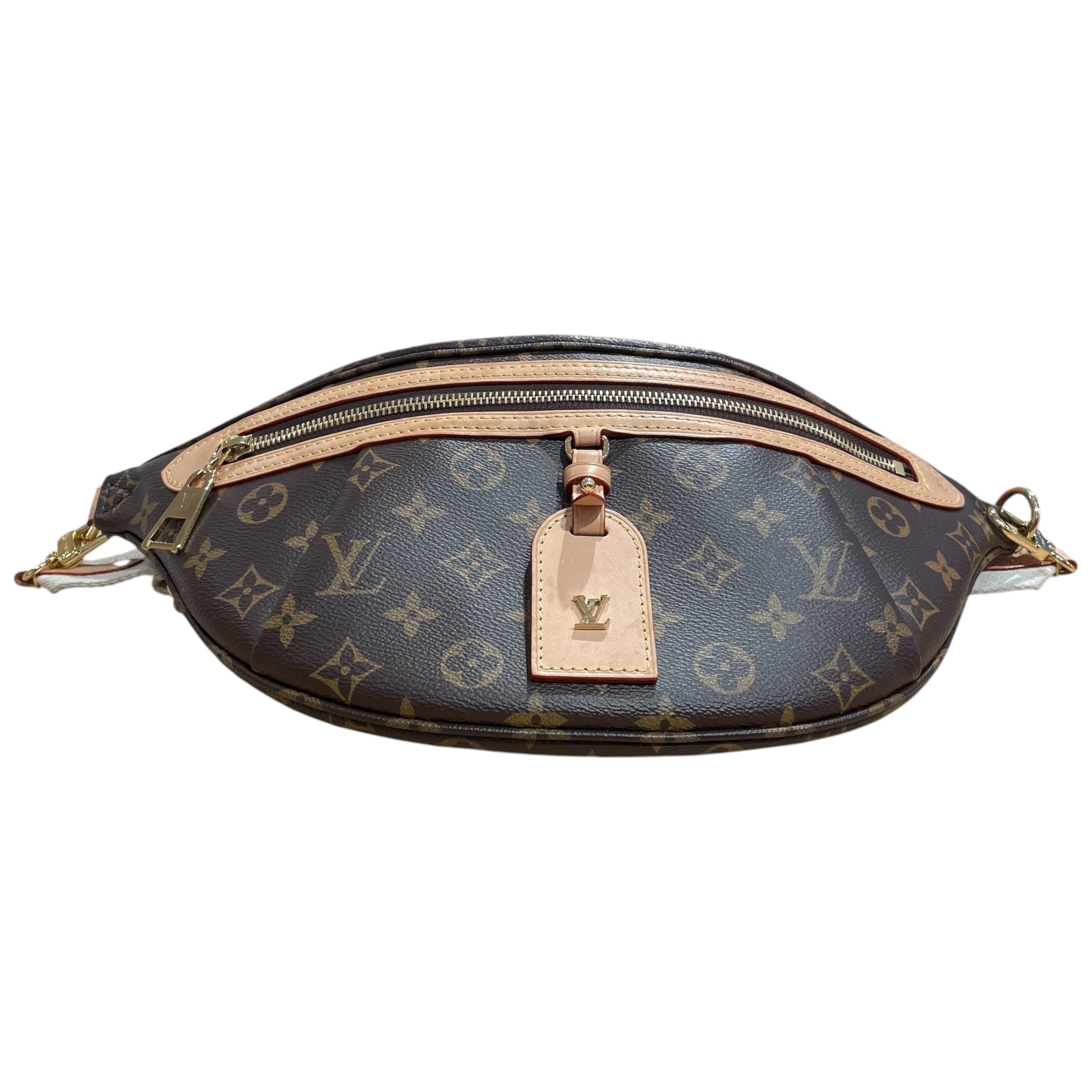 LOUIS VUITTON/Fanny Pack/Monogram/Leather/BRW/HIGH RISE BUMBAG view 1