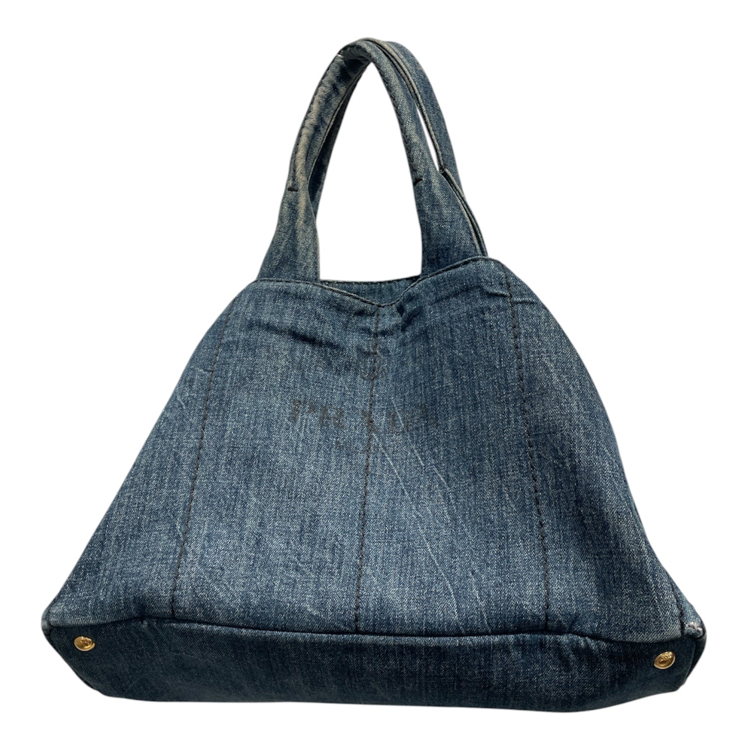 PRADA/Tote Bag/Denim/BLU/Canapa denim tote 158 view 1