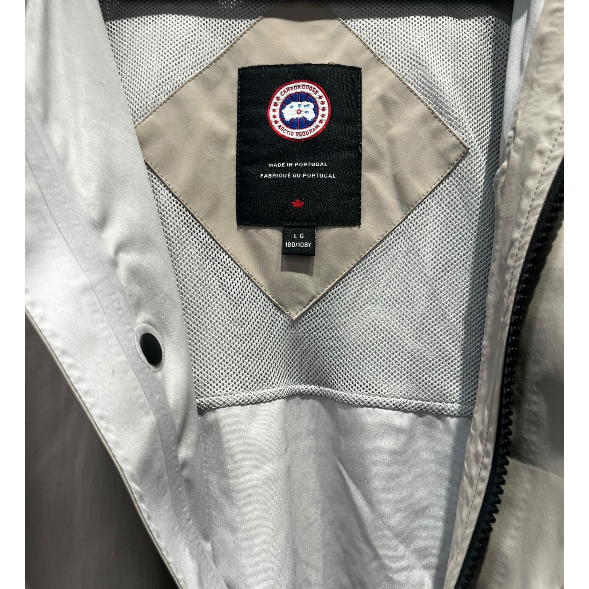 CANADA GOOSE/Windbreaker/L/Nylon/CRM/ view 3