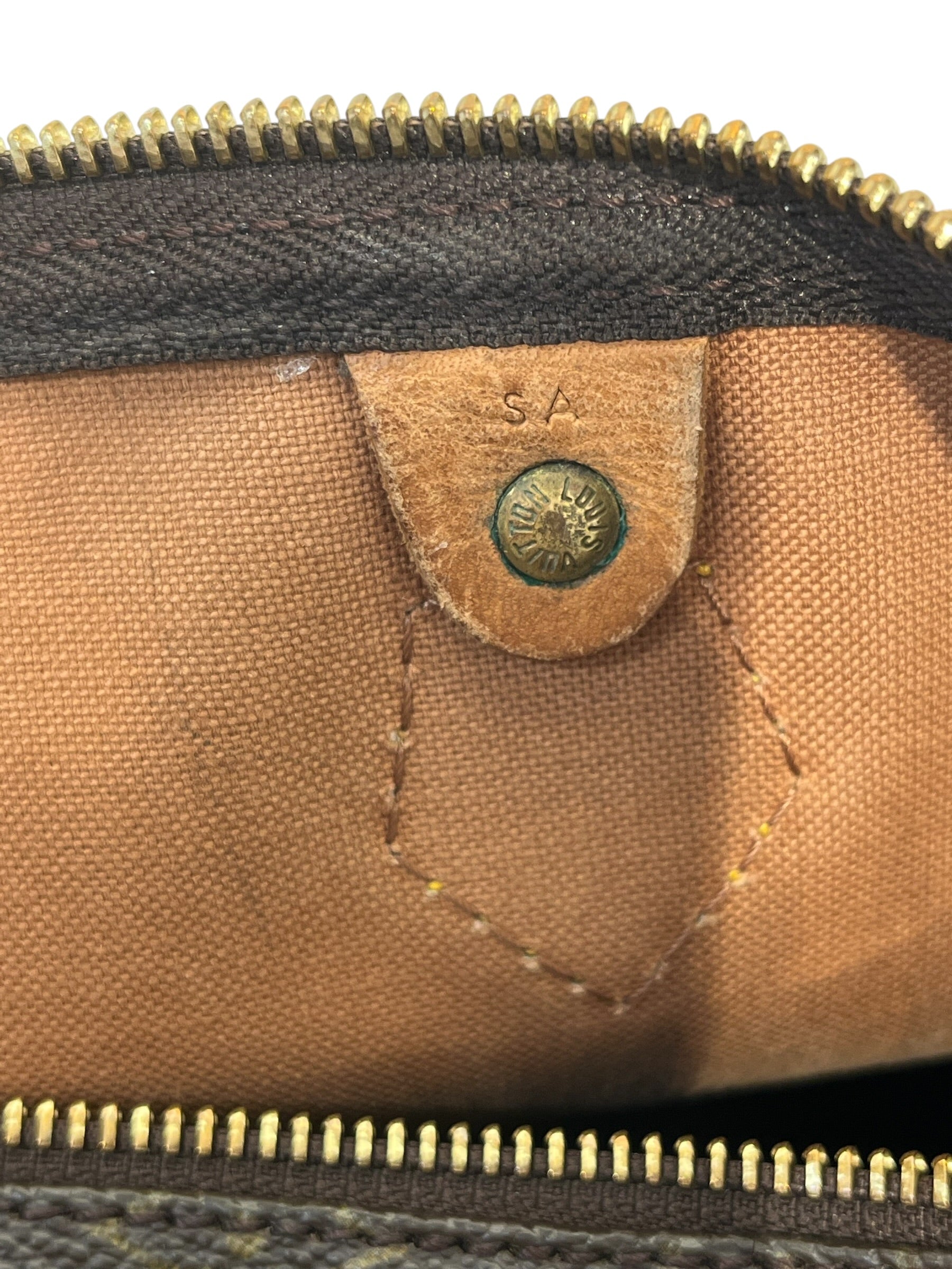 LOUIS VUITTON/Boston Bag/Monogram/Leather/BRW/speedy view 9