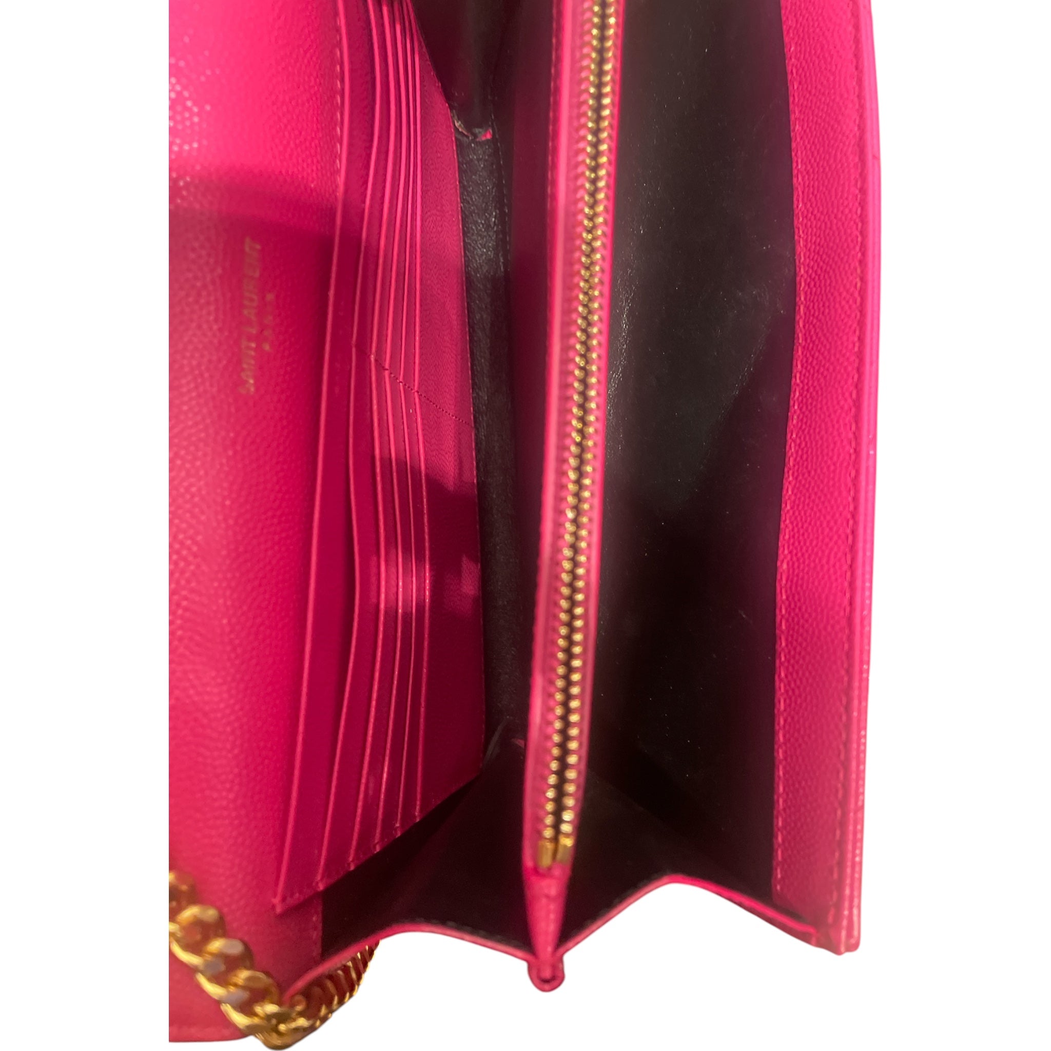 SAINT LAURENT/Cross Body Bag/PNK/HOT PINK CASSANDRE ENVELOPE view 3