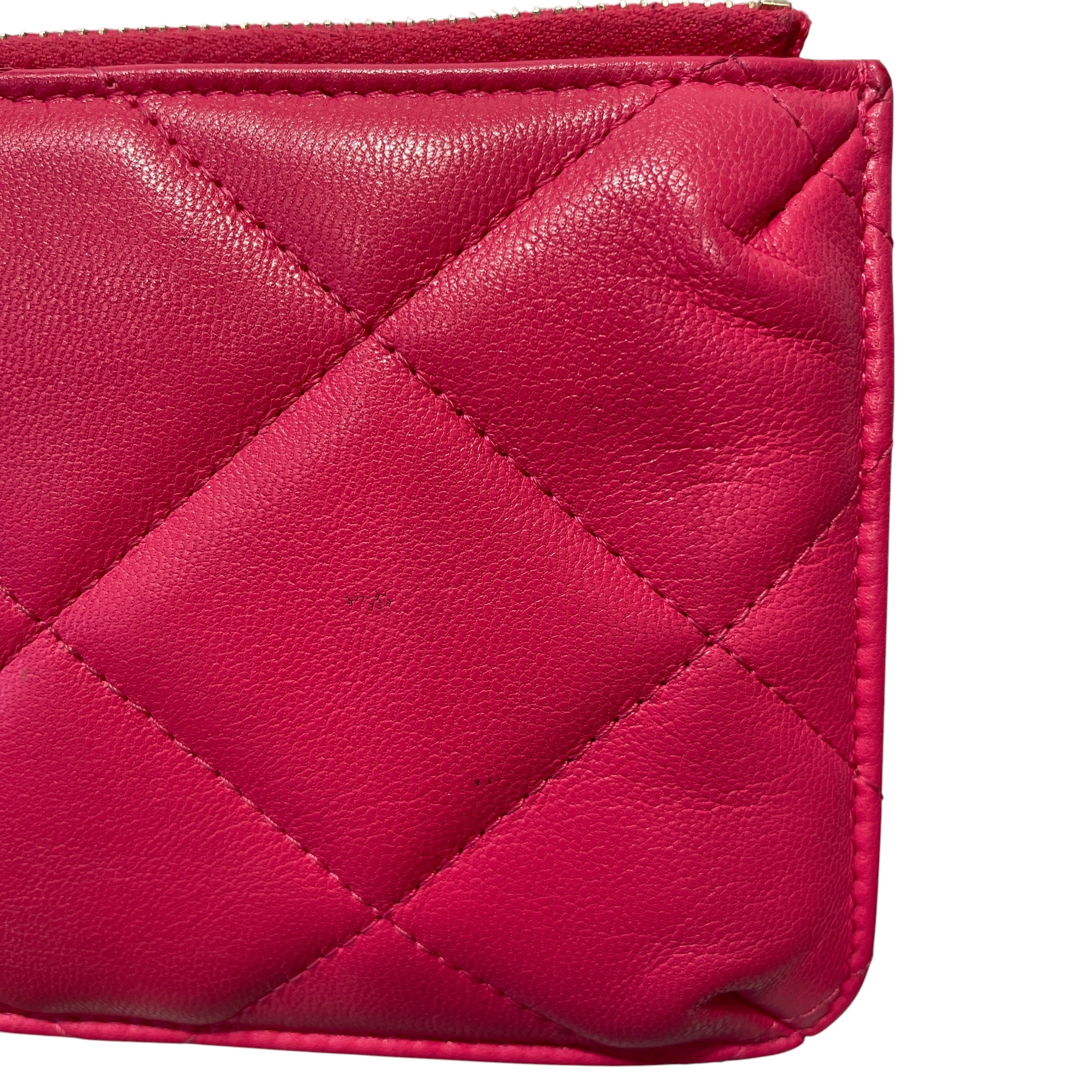 CHANEL/Long Wallet/Leather/PNK/L's/QUILTED CAVIER 19 view 5