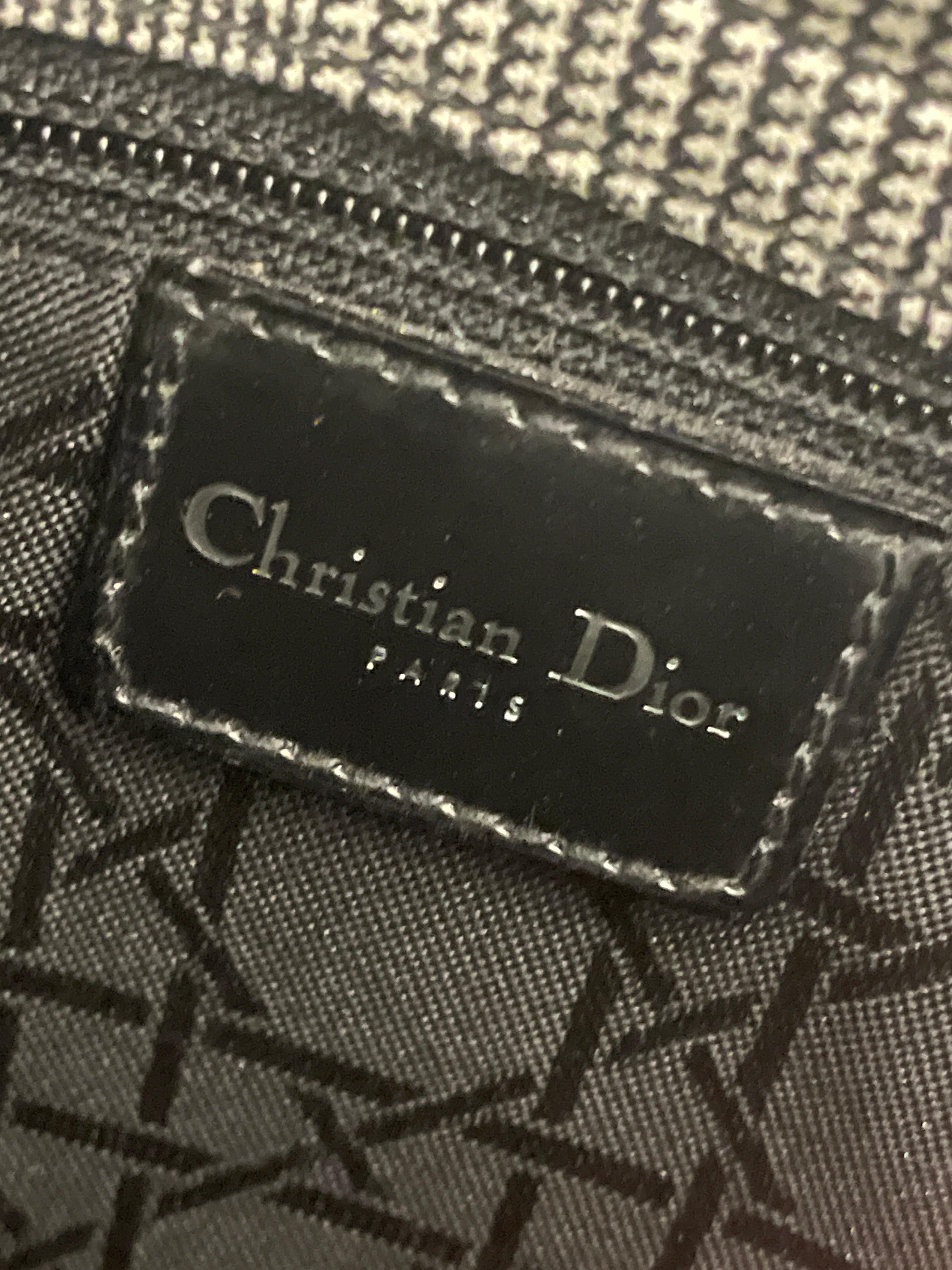 Christian Dior/Hand Bag/Plaid/GRY/HOUNDSTOOTH view 5