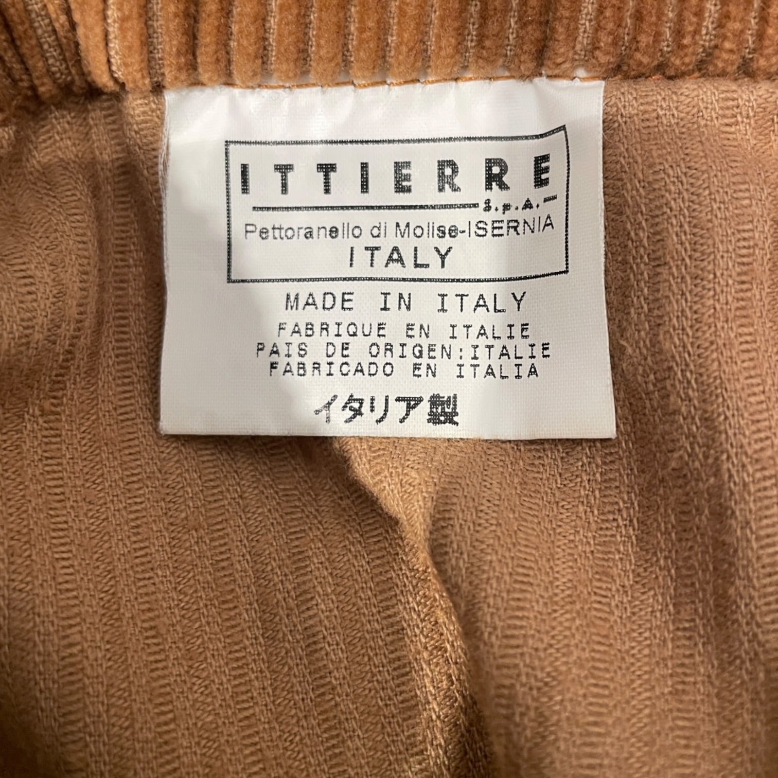 DOLCE&GABBANA/Cargo Pants/30/Corduroy/CML/ZIPPER BOTTOM view 4