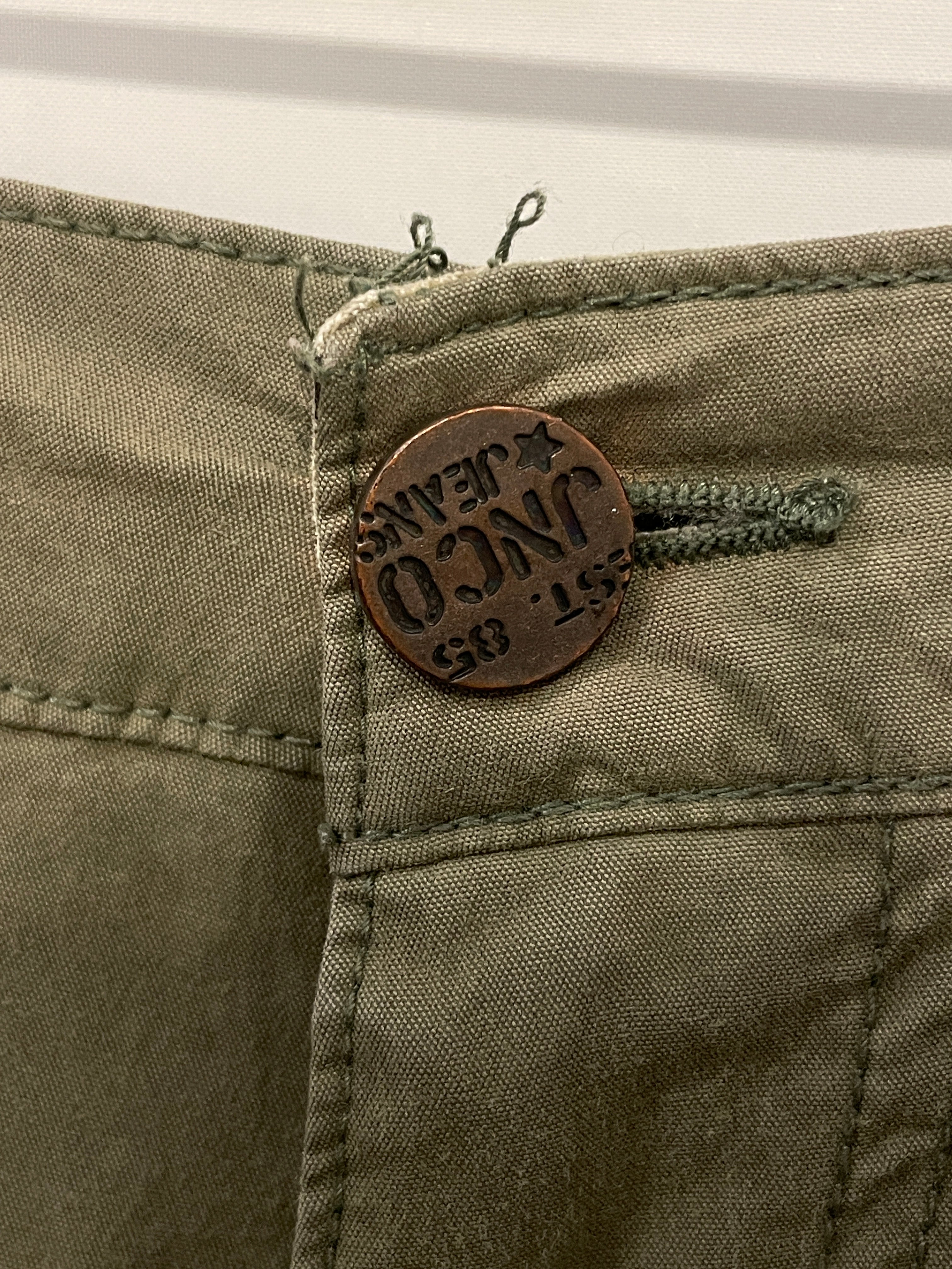 JNCO/Cargo Pants/36/Cotton/GRN/army jnco skull patch view 8