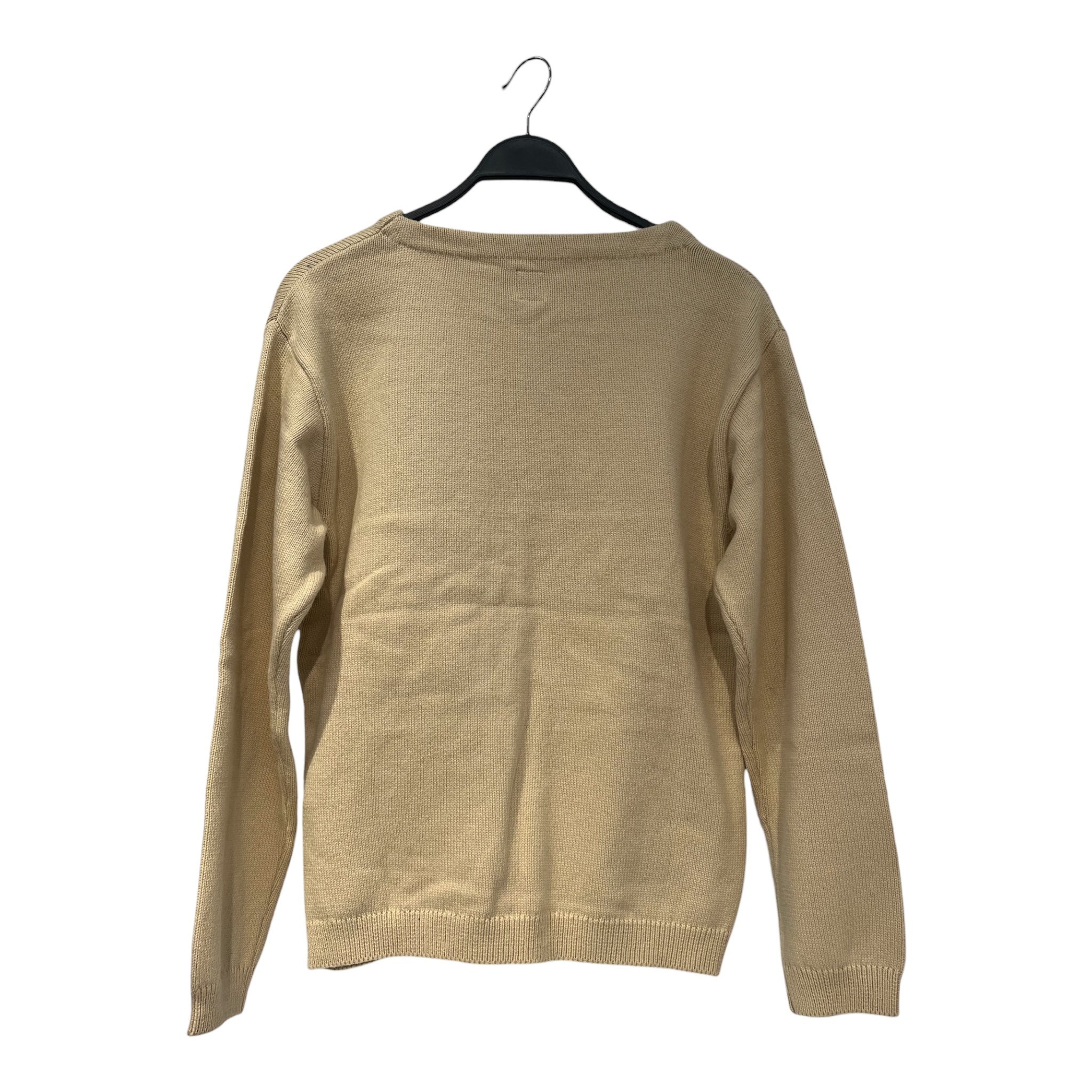 HUMAN MADE/Sweater/S/Cotton/BEG/HM28CS018 BRWN HEART ON FRONT view 2