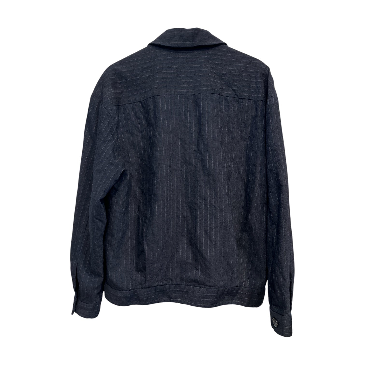 MIU MIU/LS Shirt/L/Cotton/NVY/striped jacket view 2