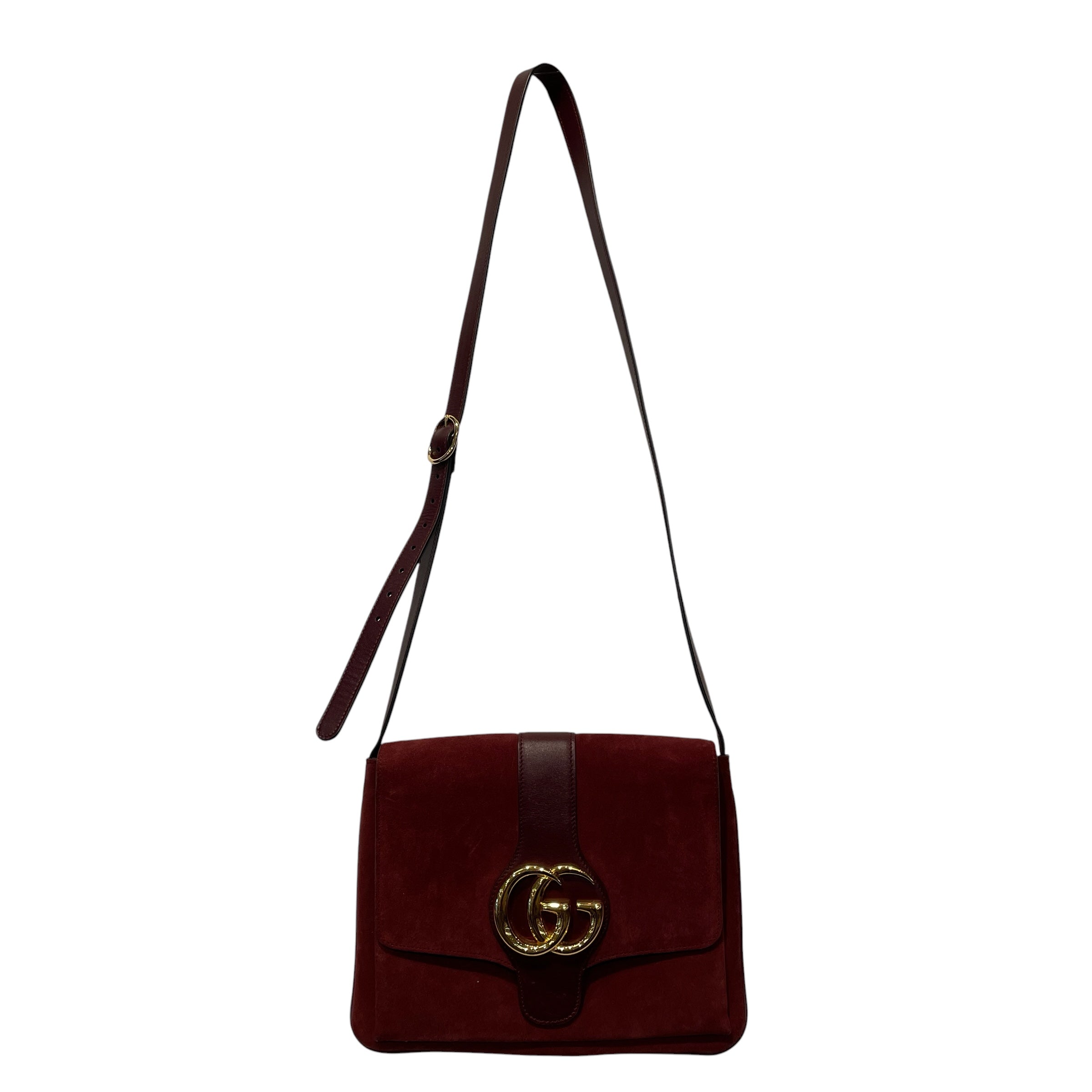 GUCCI/Cross Body Bag/Suede/BRD/DOUBLE G ARLI view 1