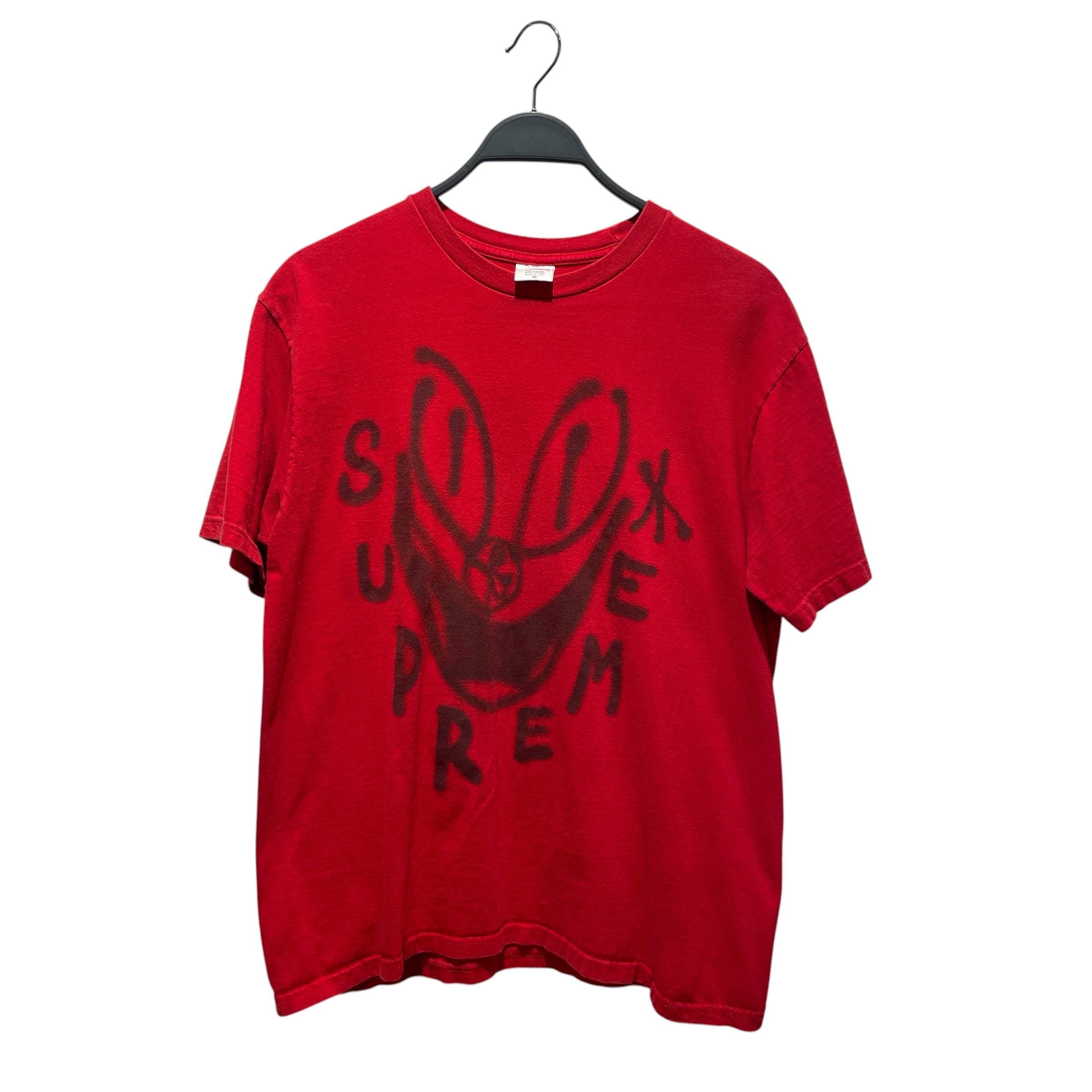 Supreme/T-Shirt/M/Cotton/RED/NYC X CHITO SMILE GRAFFITI view 1