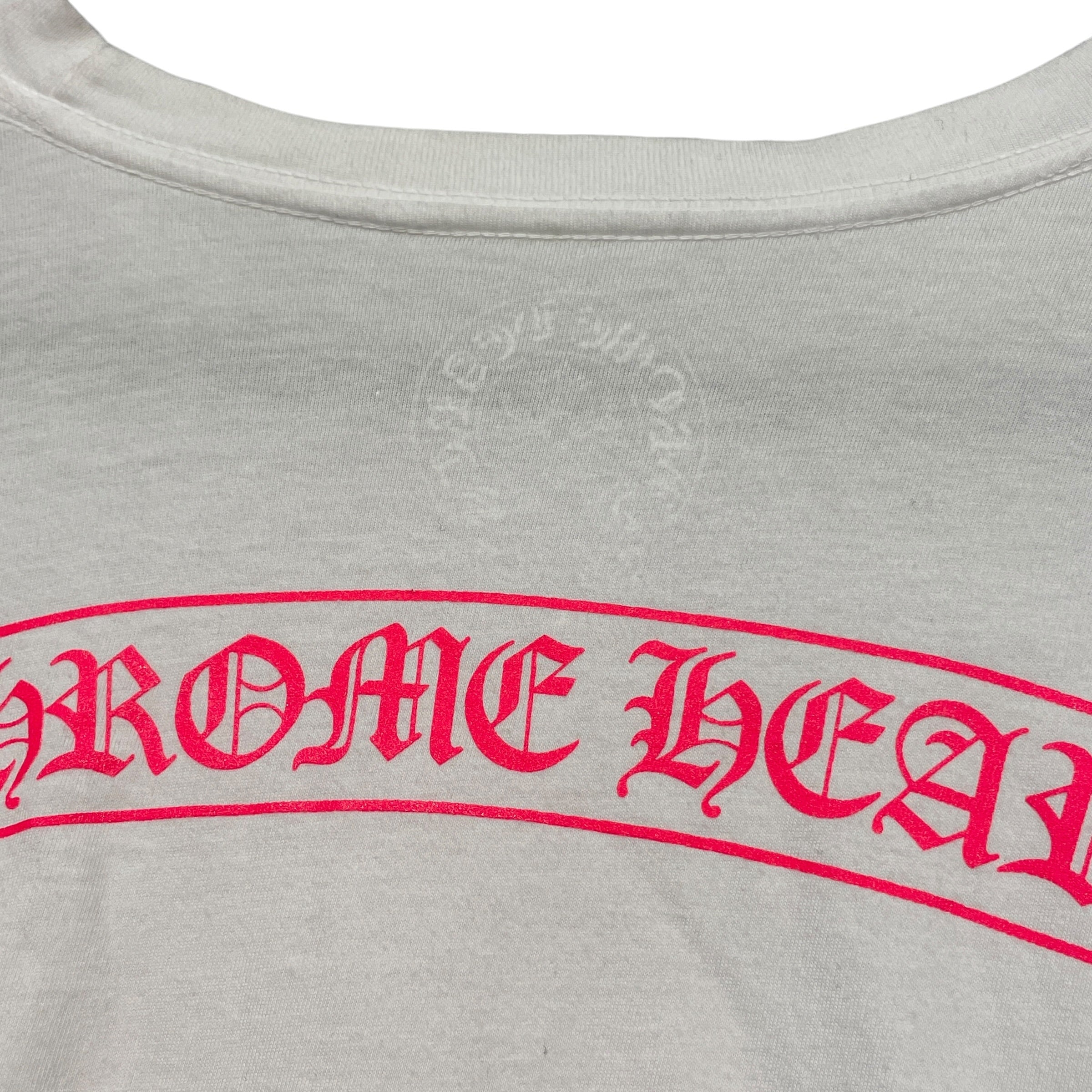 CHROME HEARTS/LS T-Shirt/L/Cotton/WHT/FOTI GRAPHIC view 5