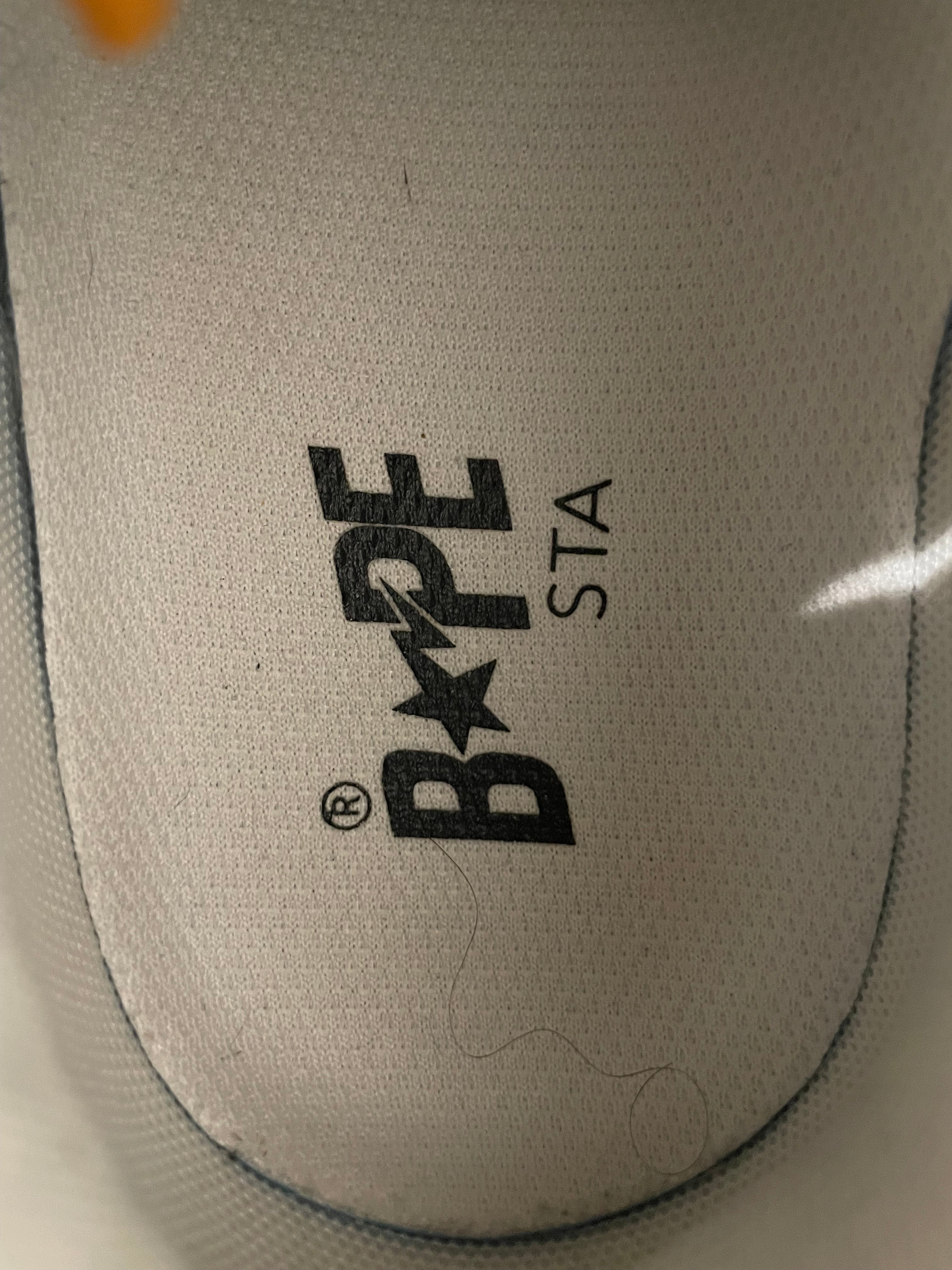 BAPE STA!/Low-Sneakers/US 8/Leather/ORN/ view 3