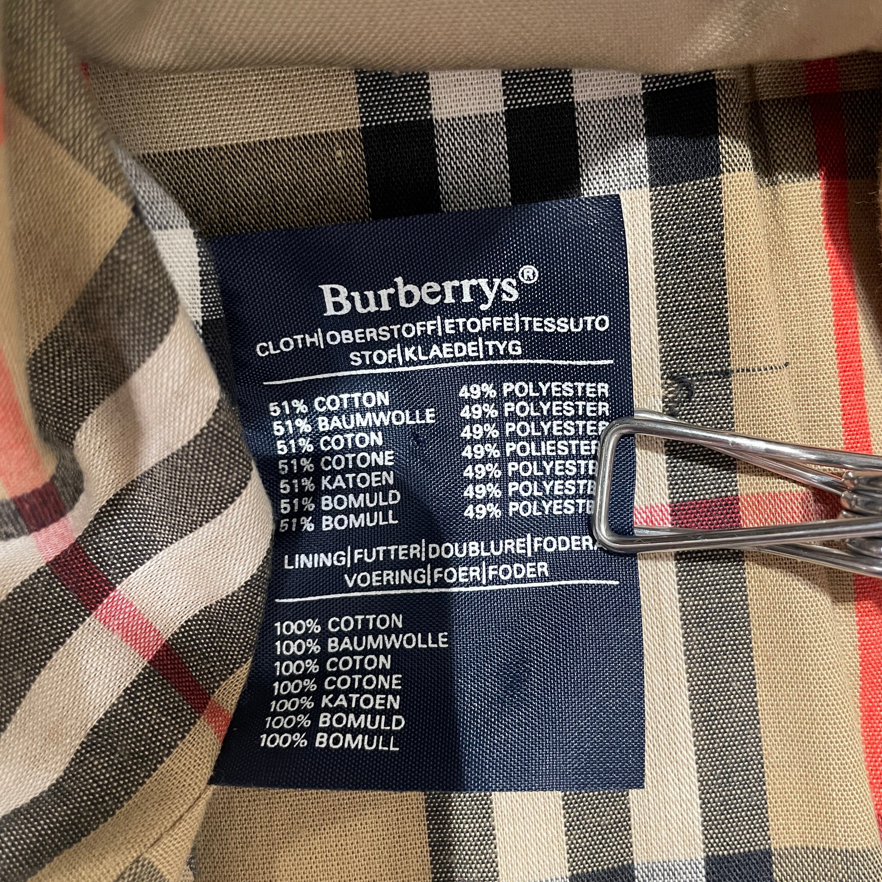 BURBERRY LONDON/Trench Coat/Cotton/CML/BURBERRY/BLOOMINGDALE LOGO view 4
