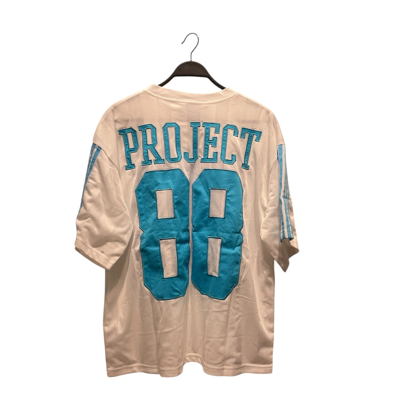 PROJECT CAPRI/T-Shirt/L/Polyester/WHT/All Over Print/JERSEY