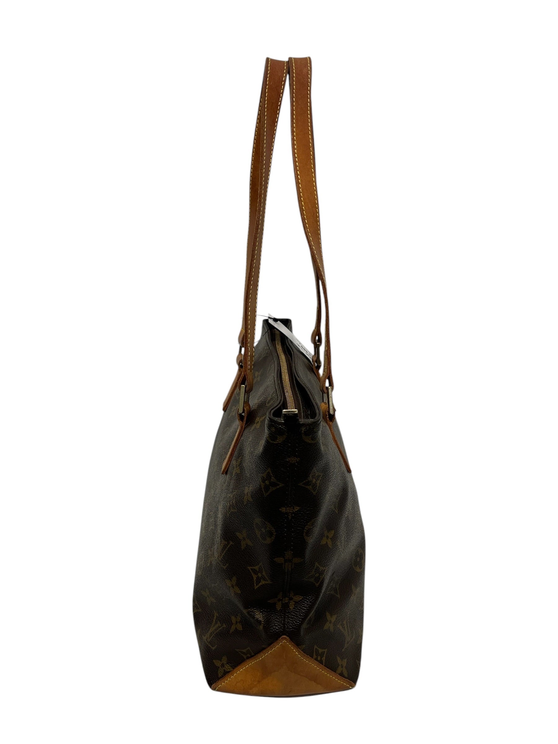LOUIS VUITTON/Bag/Monogram/Leather/BRW/CABAS PIANO view 4