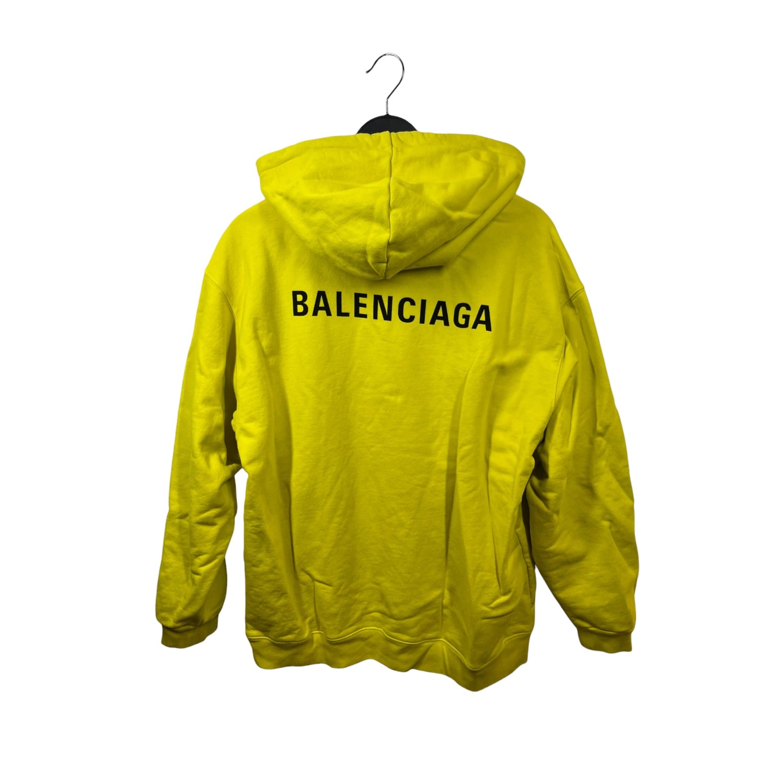 BALENCIAGA/Hoodie/L/Cotton/YEL/classic Balenciaga logo view 2