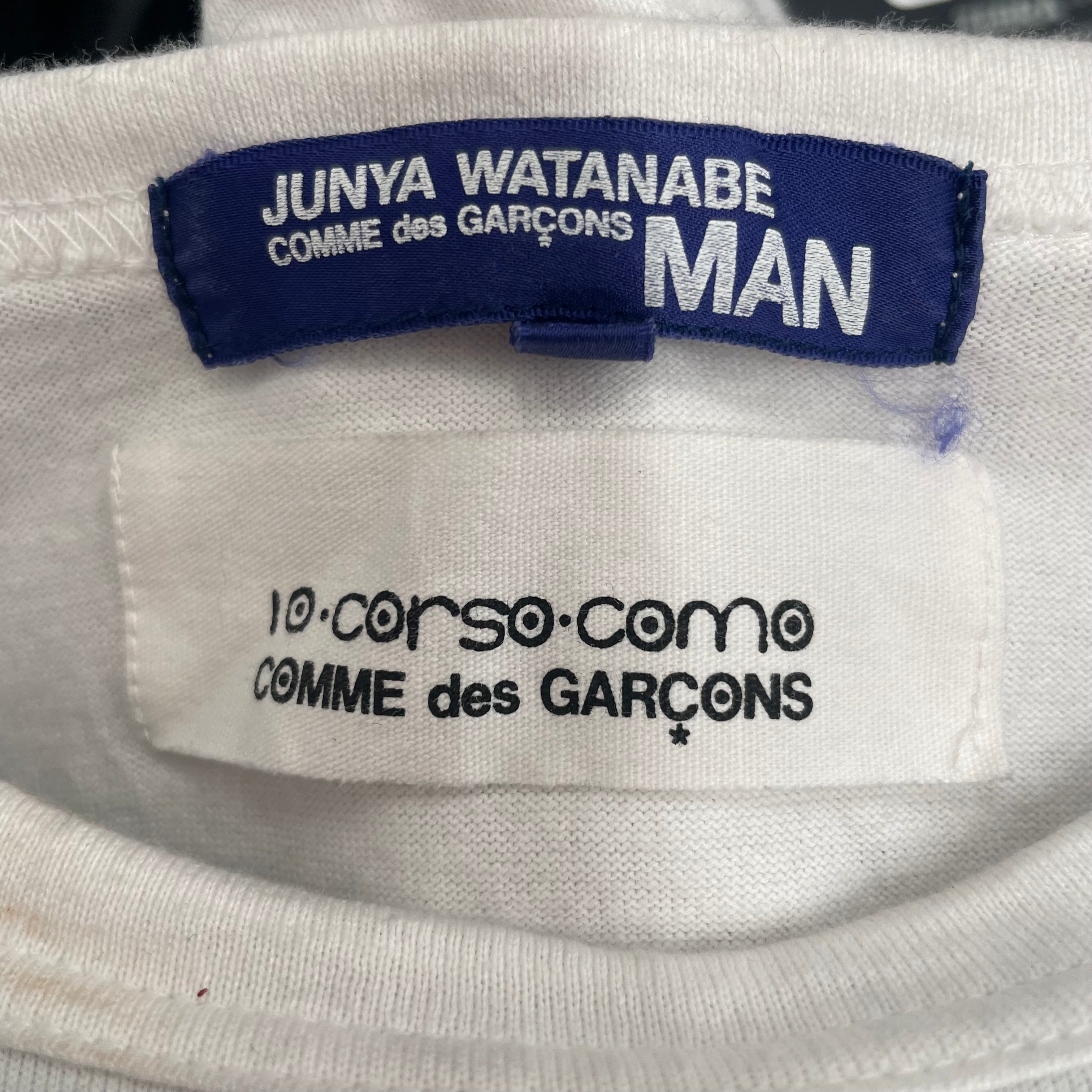 JUNYA WATANABE COMME des GARCONS MAN/T-Shirt/Cotton/WHT/ view 3