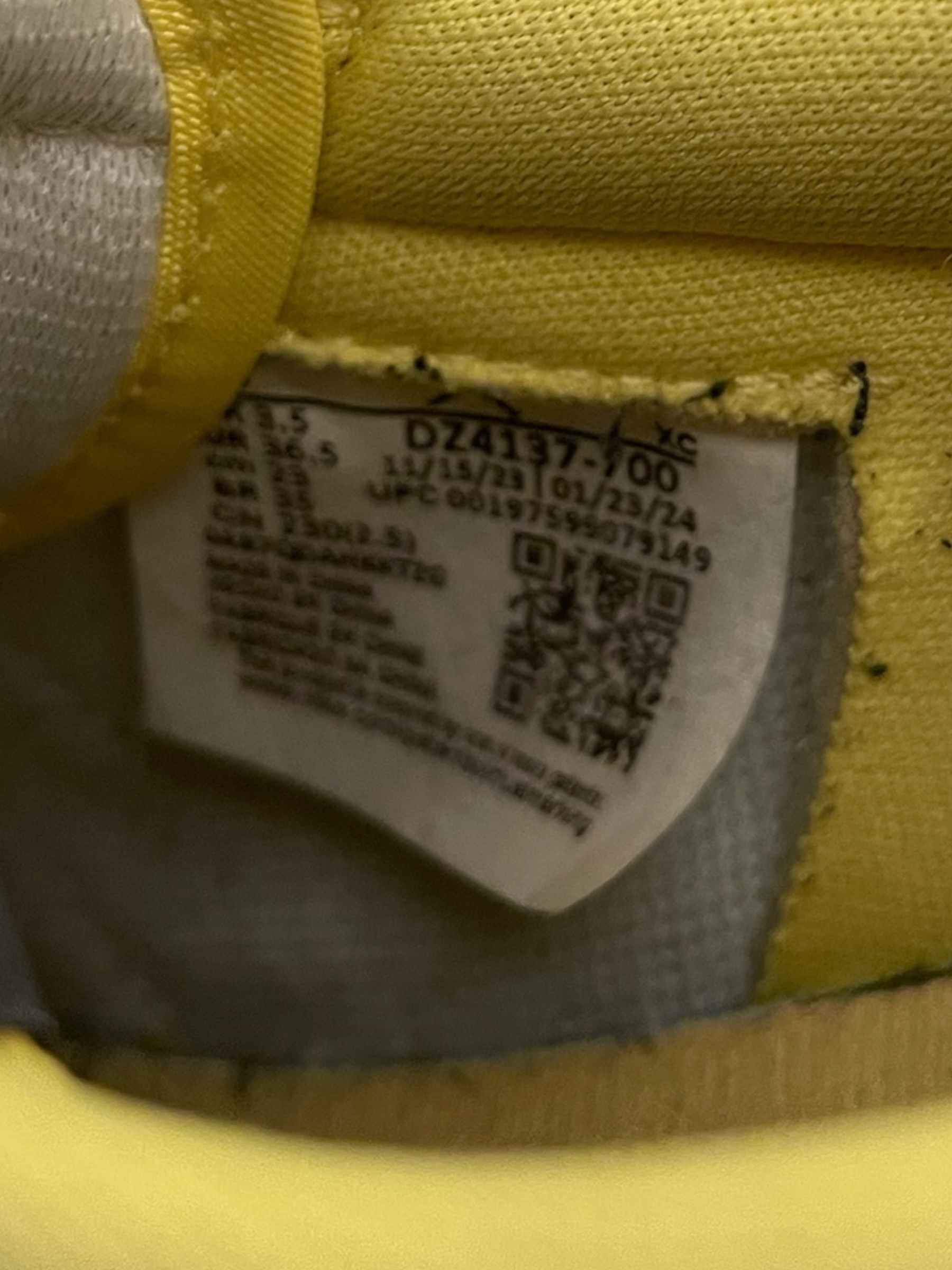 NIKE/Low-Sneakers/US 6/Leather/YEL/travis scott view 7