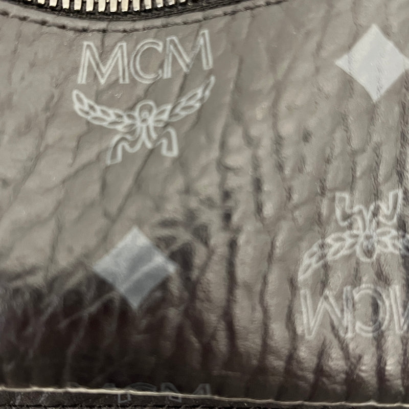 MCM/Backpack/Monogram/Leather/BLK/MINI BACKPACK